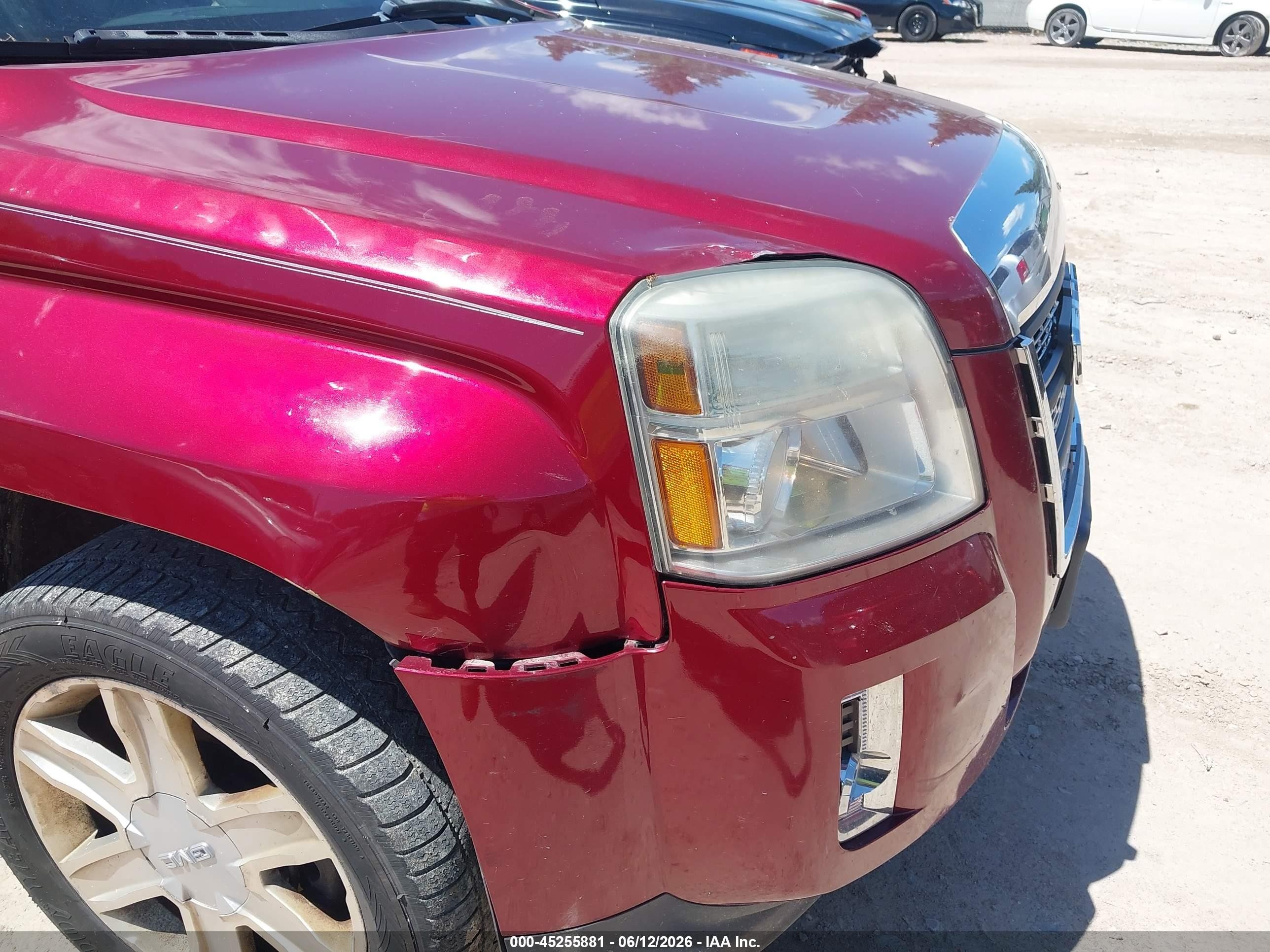 2010 Gmc Terrain Sle-2 Maroon vin: 2CTFLDEY5A6266957