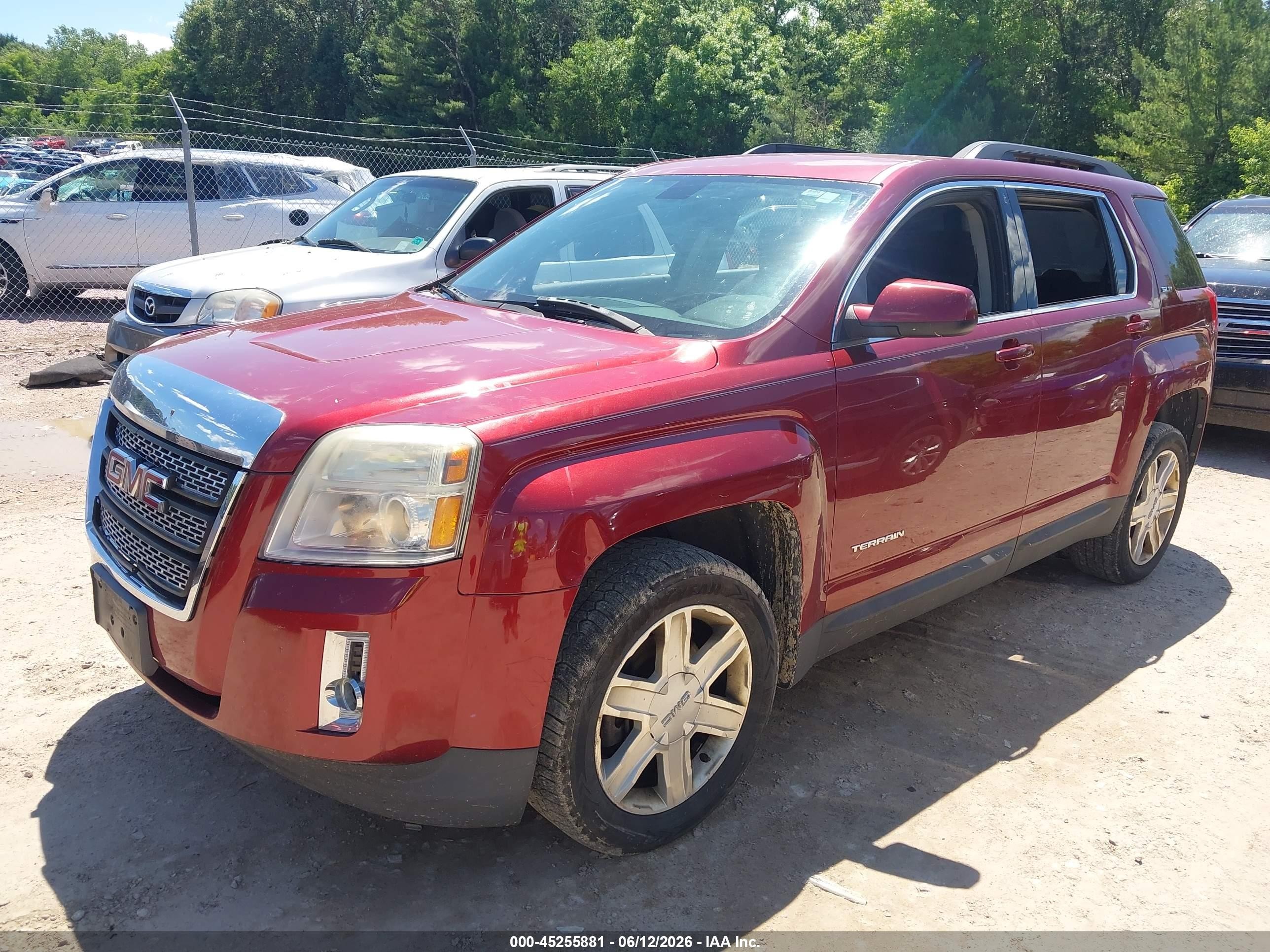 2010 Gmc Terrain Sle-2 Maroon vin: 2CTFLDEY5A6266957
