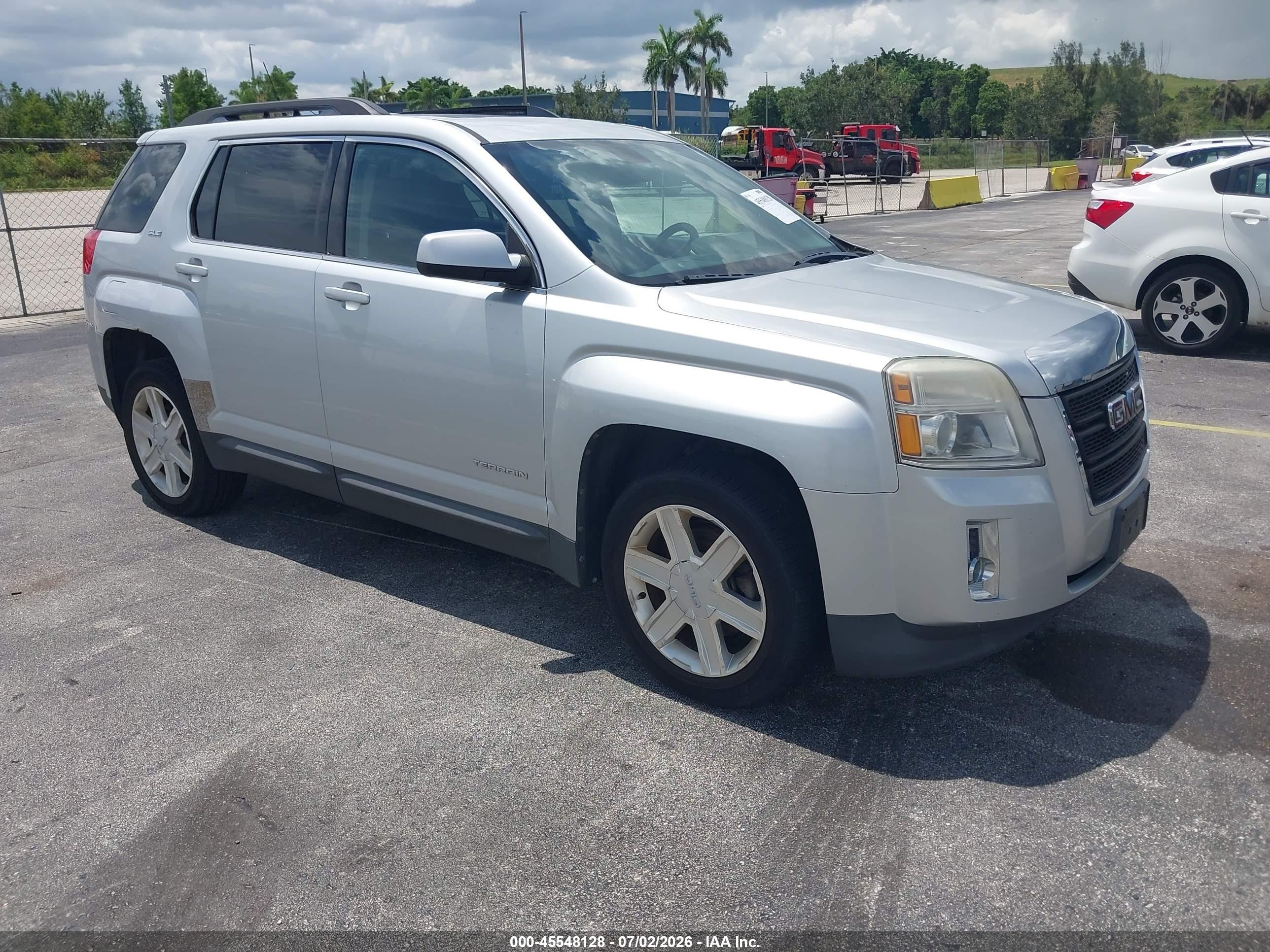 2010 Gmc Terrain Sle-2 Серебряный vin: 2CTFLDEY9A6366401
