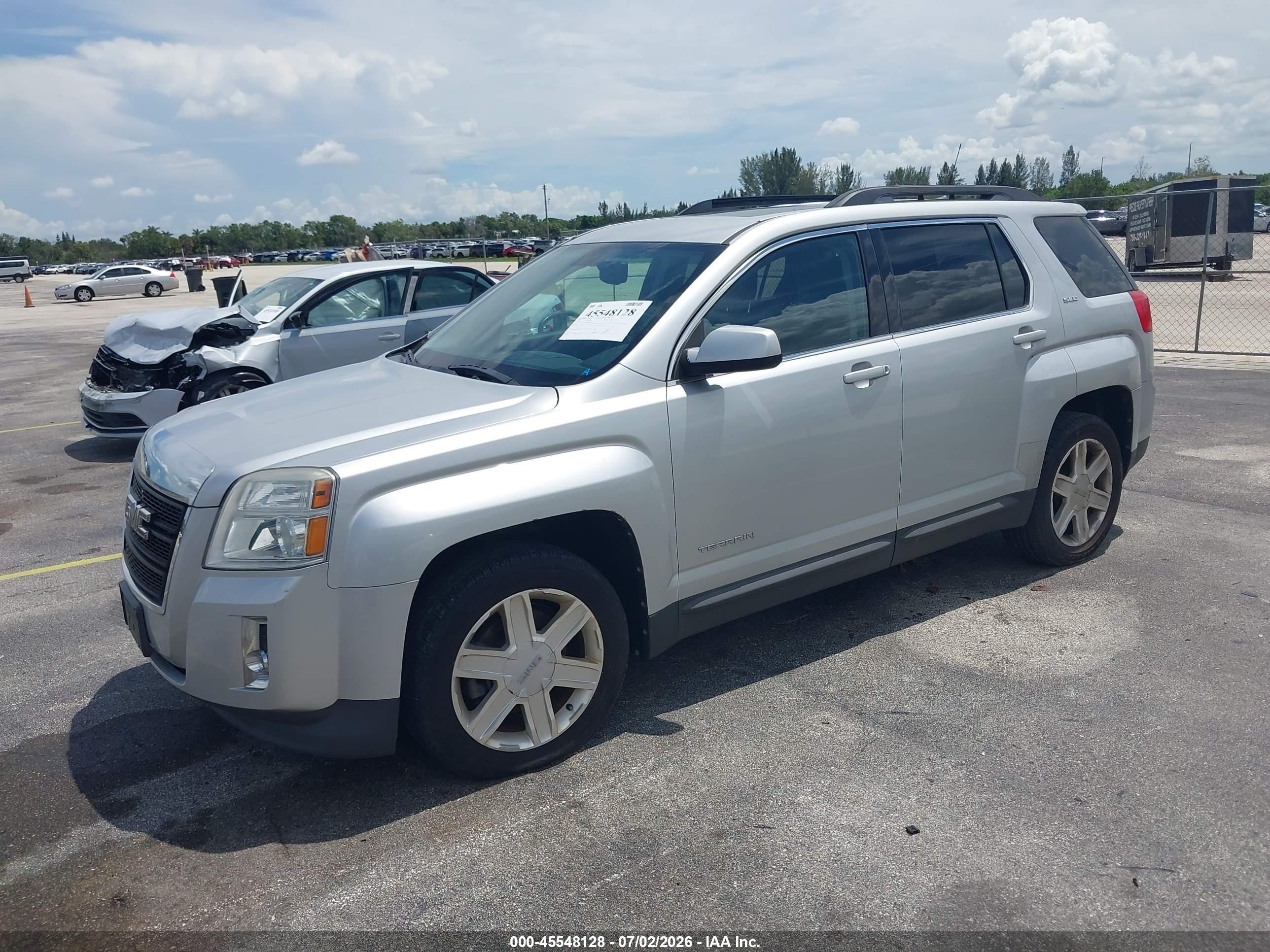2010 Gmc Terrain Sle-2 Серебряный vin: 2CTFLDEY9A6366401