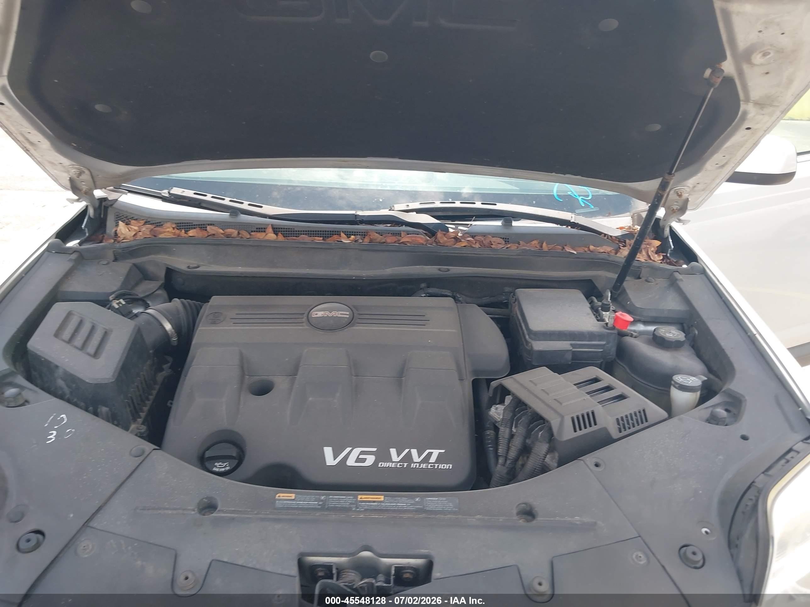 2010 Gmc Terrain Sle-2 Серебряный vin: 2CTFLDEY9A6366401