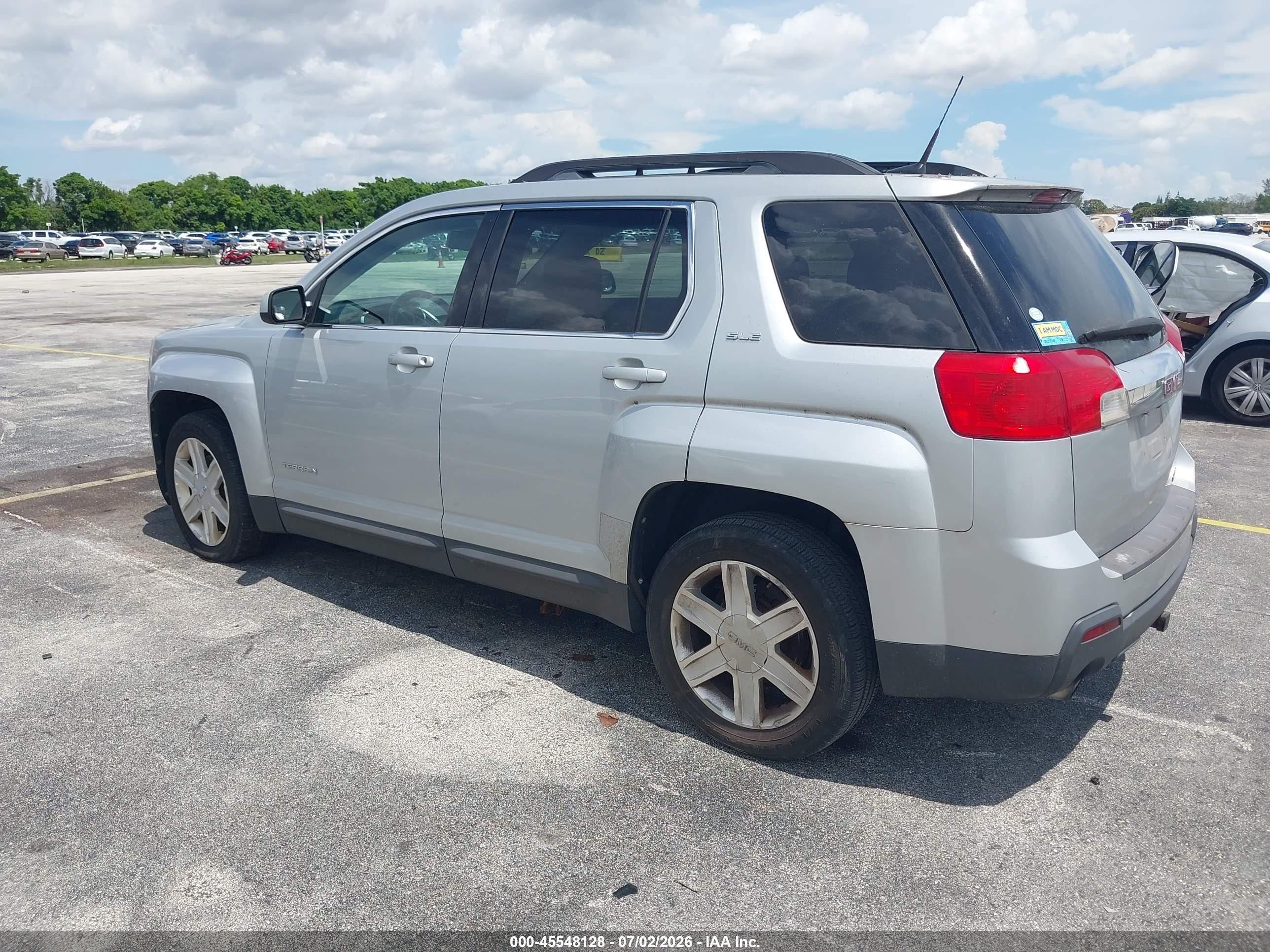 2010 Gmc Terrain Sle-2 Серебряный vin: 2CTFLDEY9A6366401