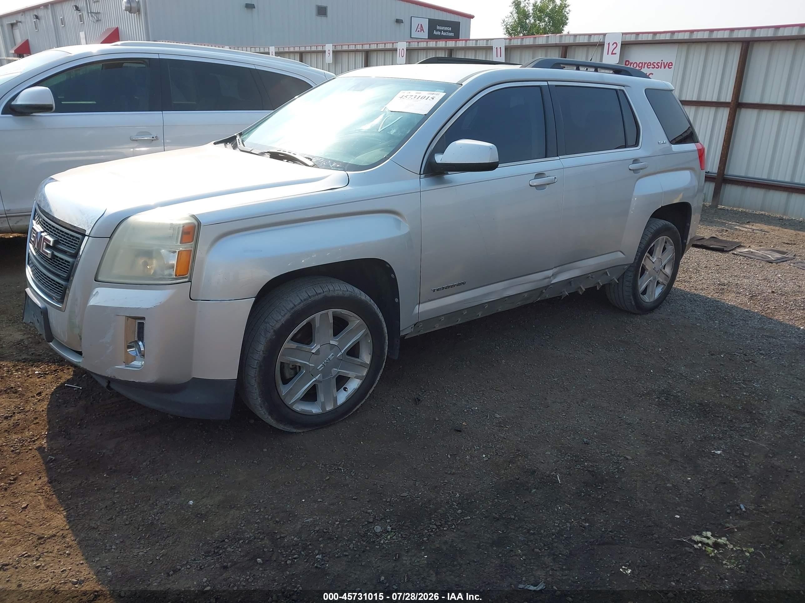 2010 Gmc Terrain Sle-2 Серый vin: 2CTFLEEW9A6323164