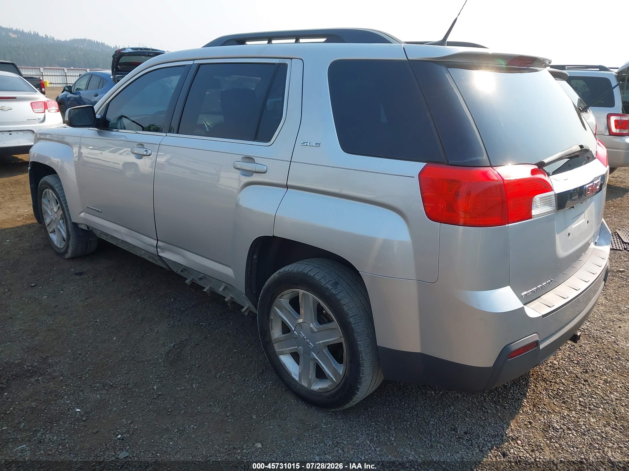 2010 Gmc Terrain Sle-2 Серый vin: 2CTFLEEW9A6323164
