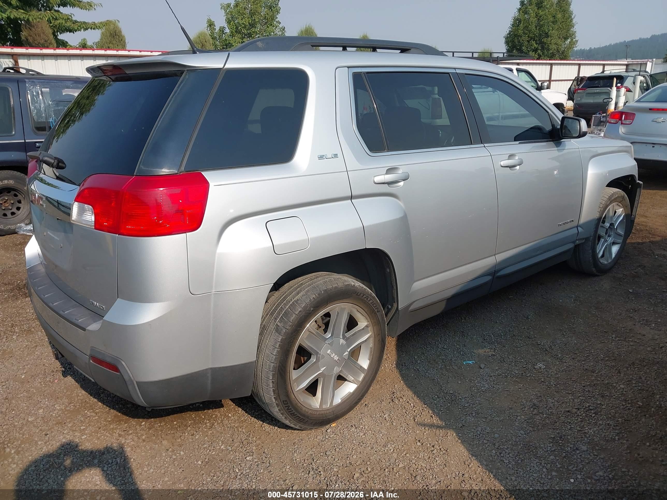 2010 Gmc Terrain Sle-2 Серый vin: 2CTFLEEW9A6323164