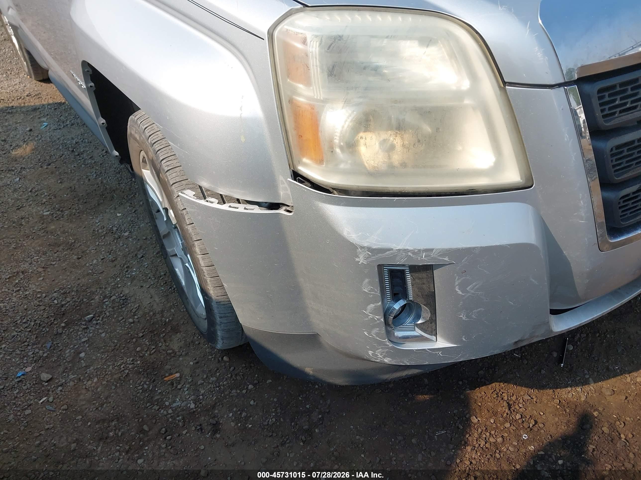 2010 Gmc Terrain Sle-2 Серый vin: 2CTFLEEW9A6323164