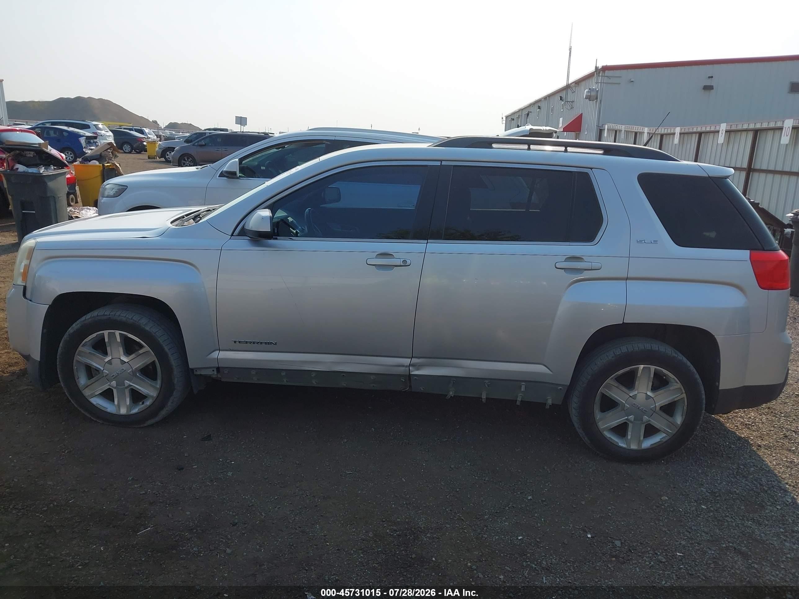 2010 Gmc Terrain Sle-2 Серый vin: 2CTFLEEW9A6323164