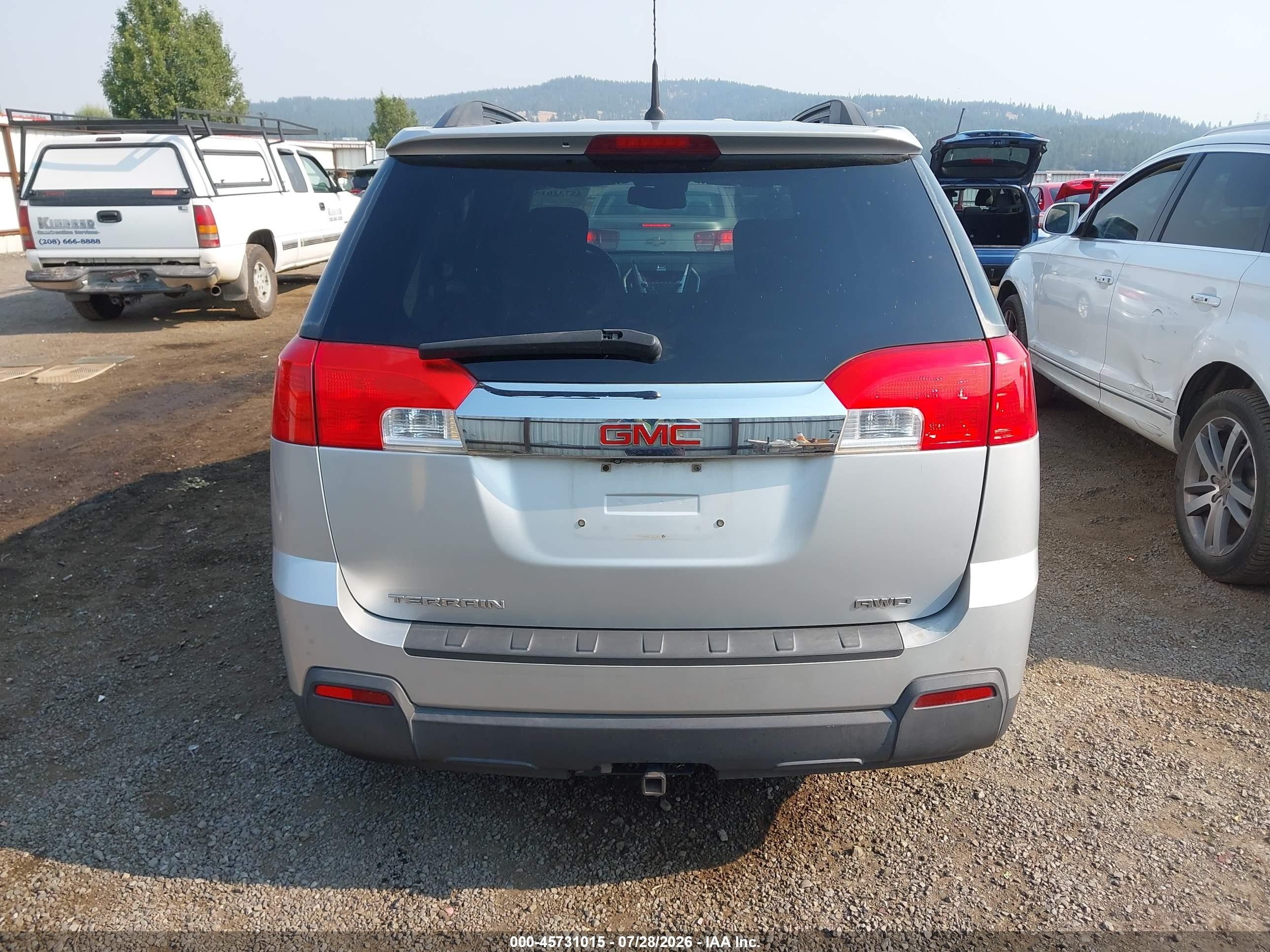 2010 Gmc Terrain Sle-2 Серый vin: 2CTFLEEW9A6323164