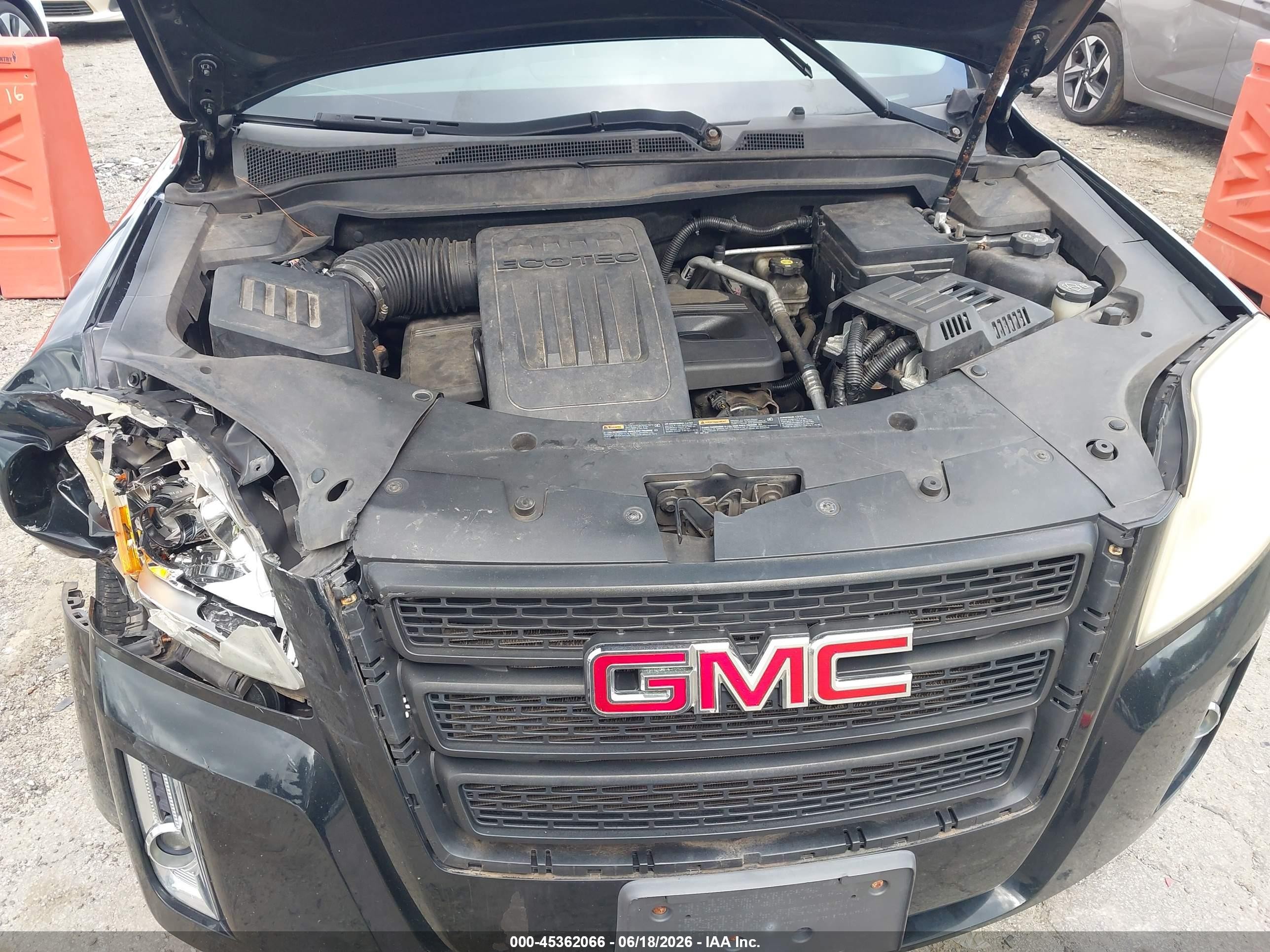 2010 Gmc Terrain Sle-2 Black vin: 2CTFLEEWXA6229147