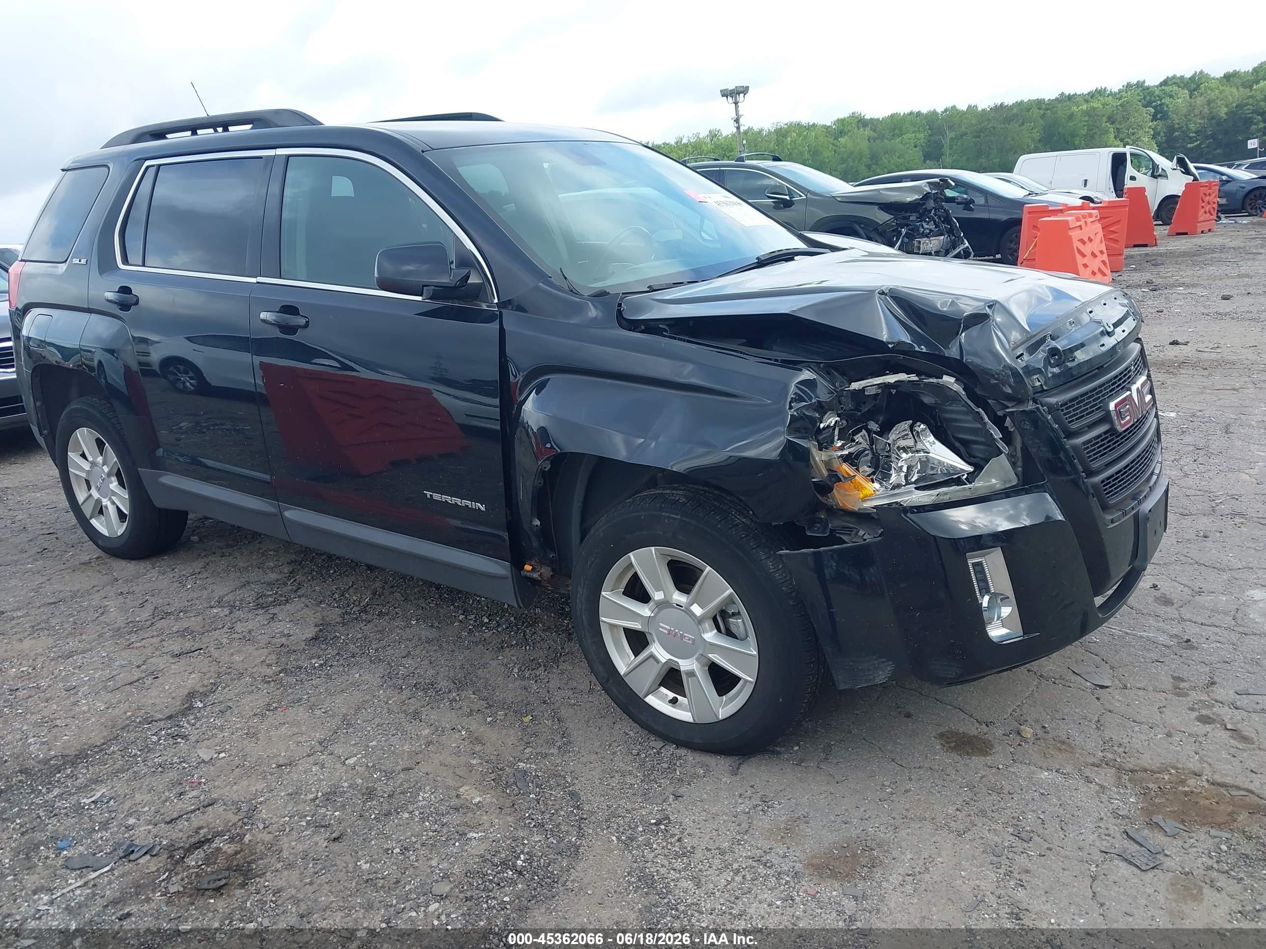 2010 Gmc Terrain Sle-2 Black vin: 2CTFLEEWXA6229147