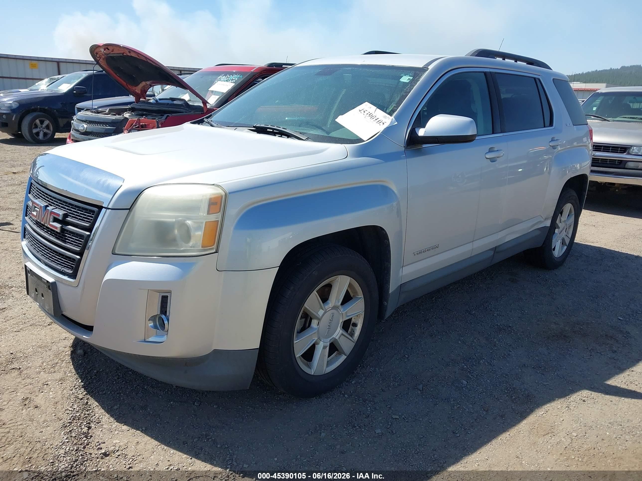 2010 Gmc Terrain Sle-2 Silver vin: 2CTFLEEWXA6381493