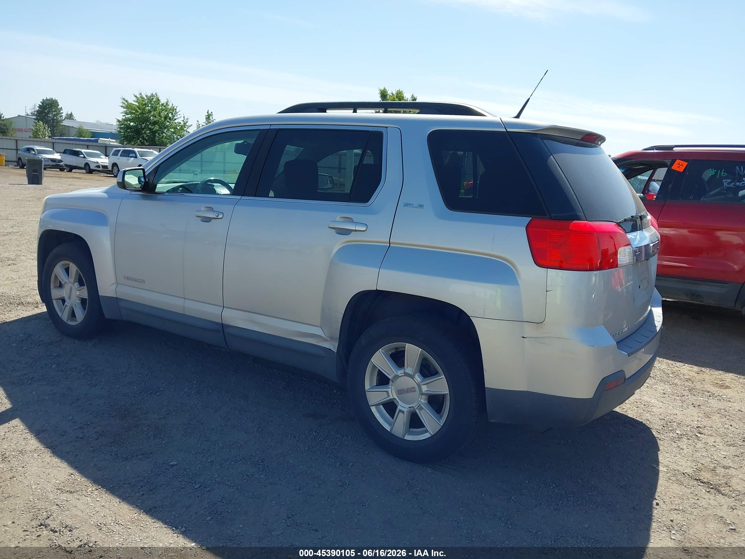 2010 Gmc Terrain Sle-2 Silver vin: 2CTFLEEWXA6381493