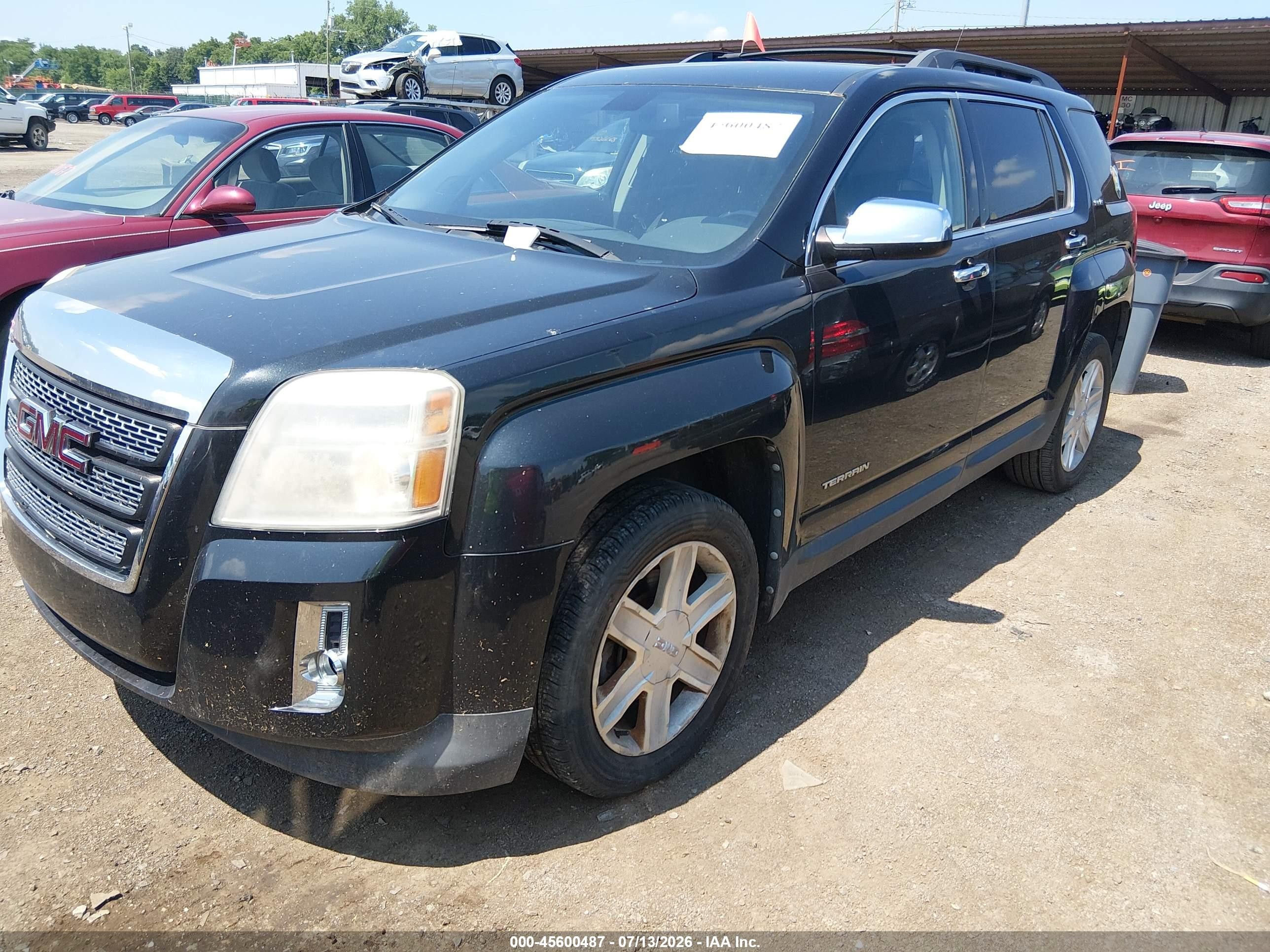 2010 Gmc Terrain Sle-2 Black vin: 2CTFLEEY4A6328855