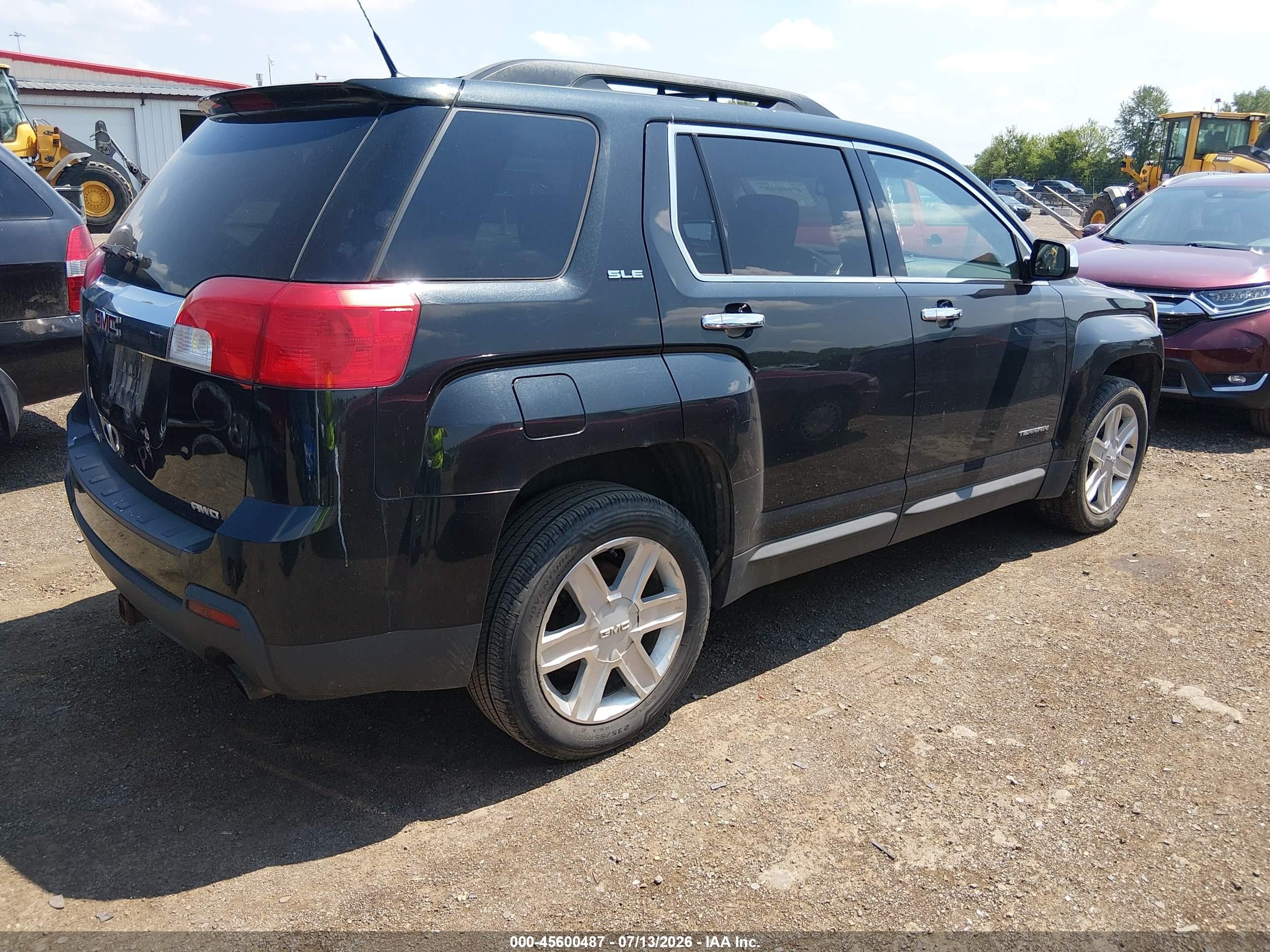 2010 Gmc Terrain Sle-2 Black vin: 2CTFLEEY4A6328855