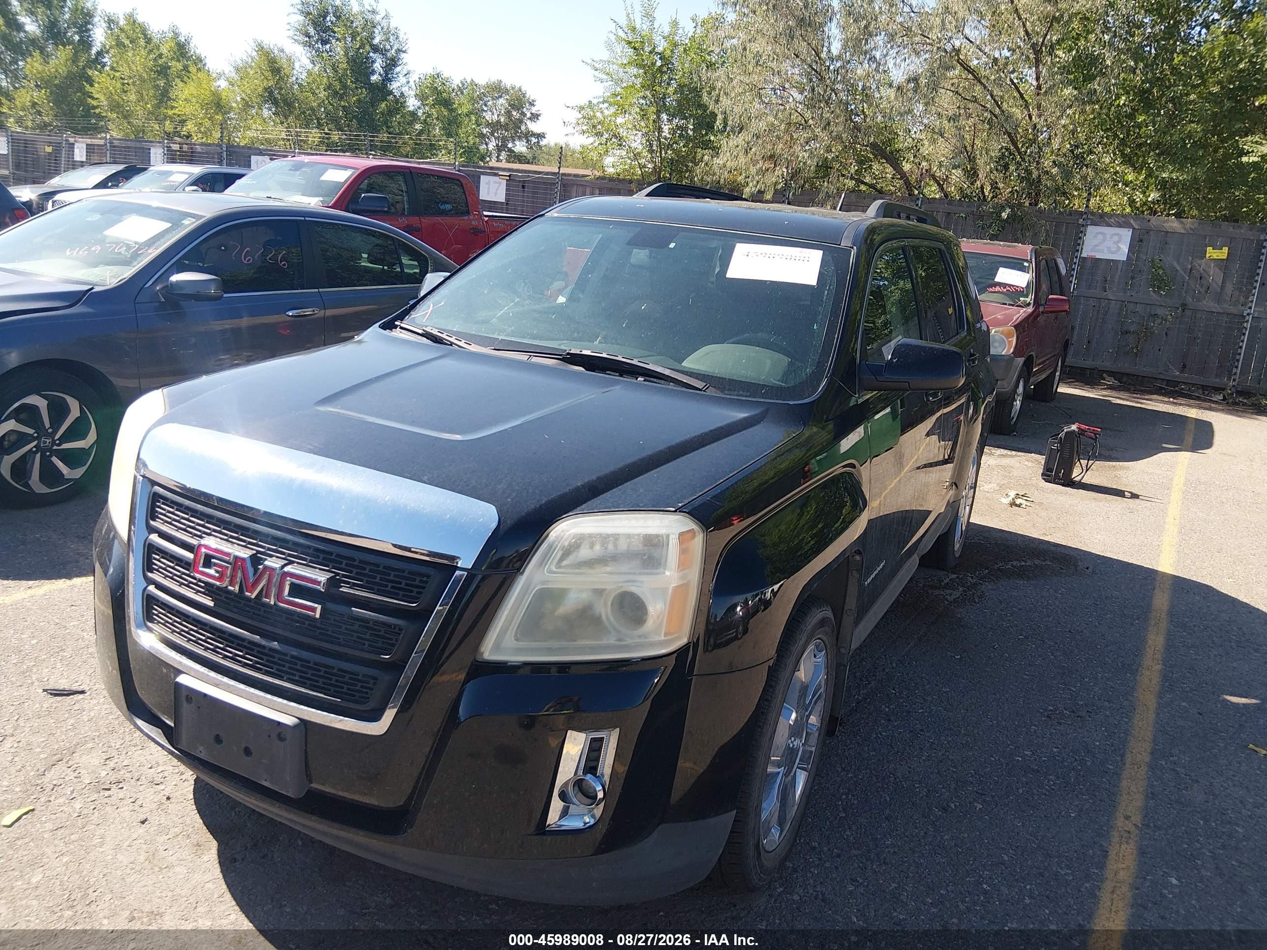 2010 Gmc Terrain Sle-2 Black vin: 2CTFLEEYXA6409682