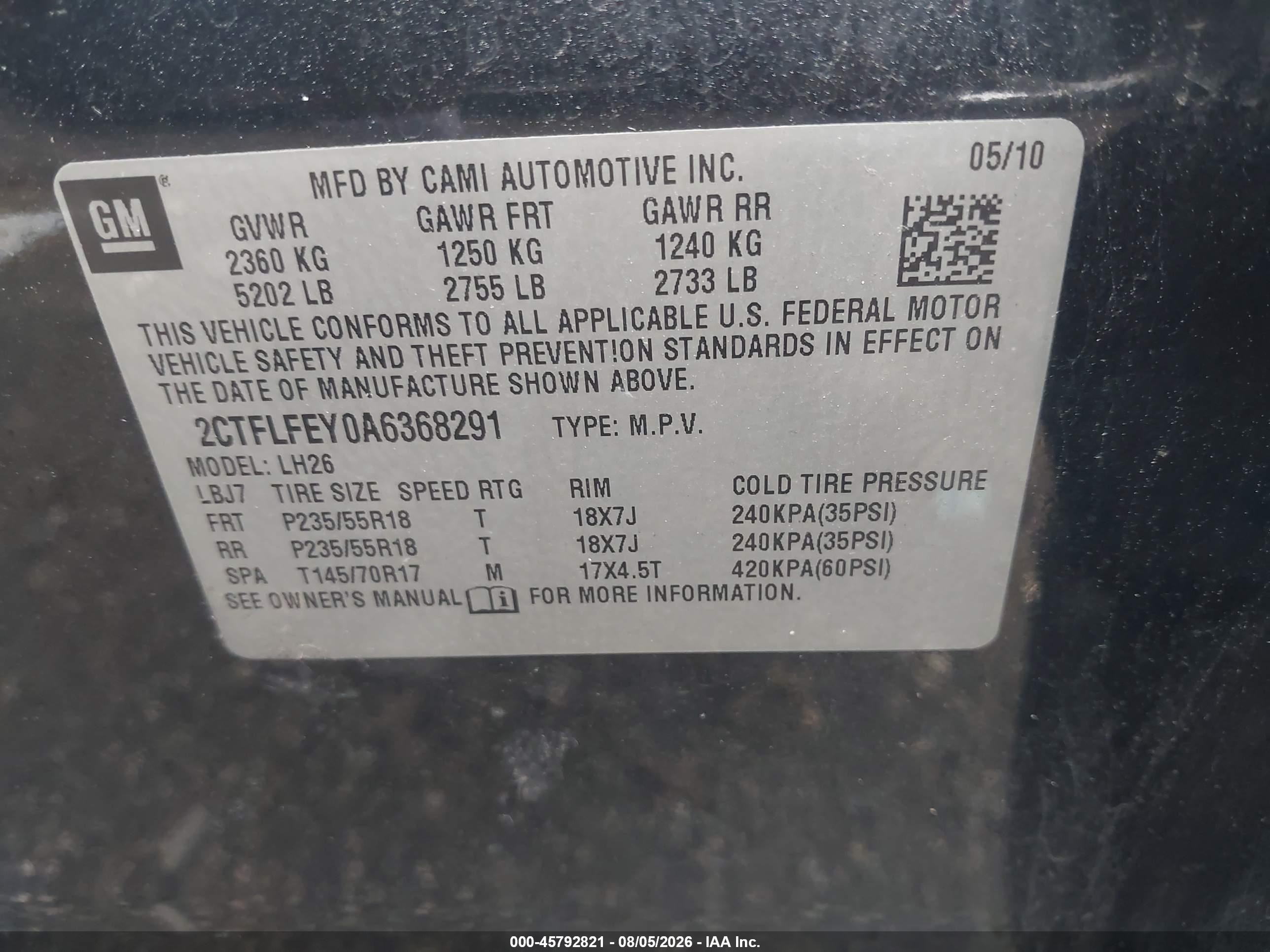 2010 Gmc Terrain Slt Black vin: 2CTFLFEY0A6368291