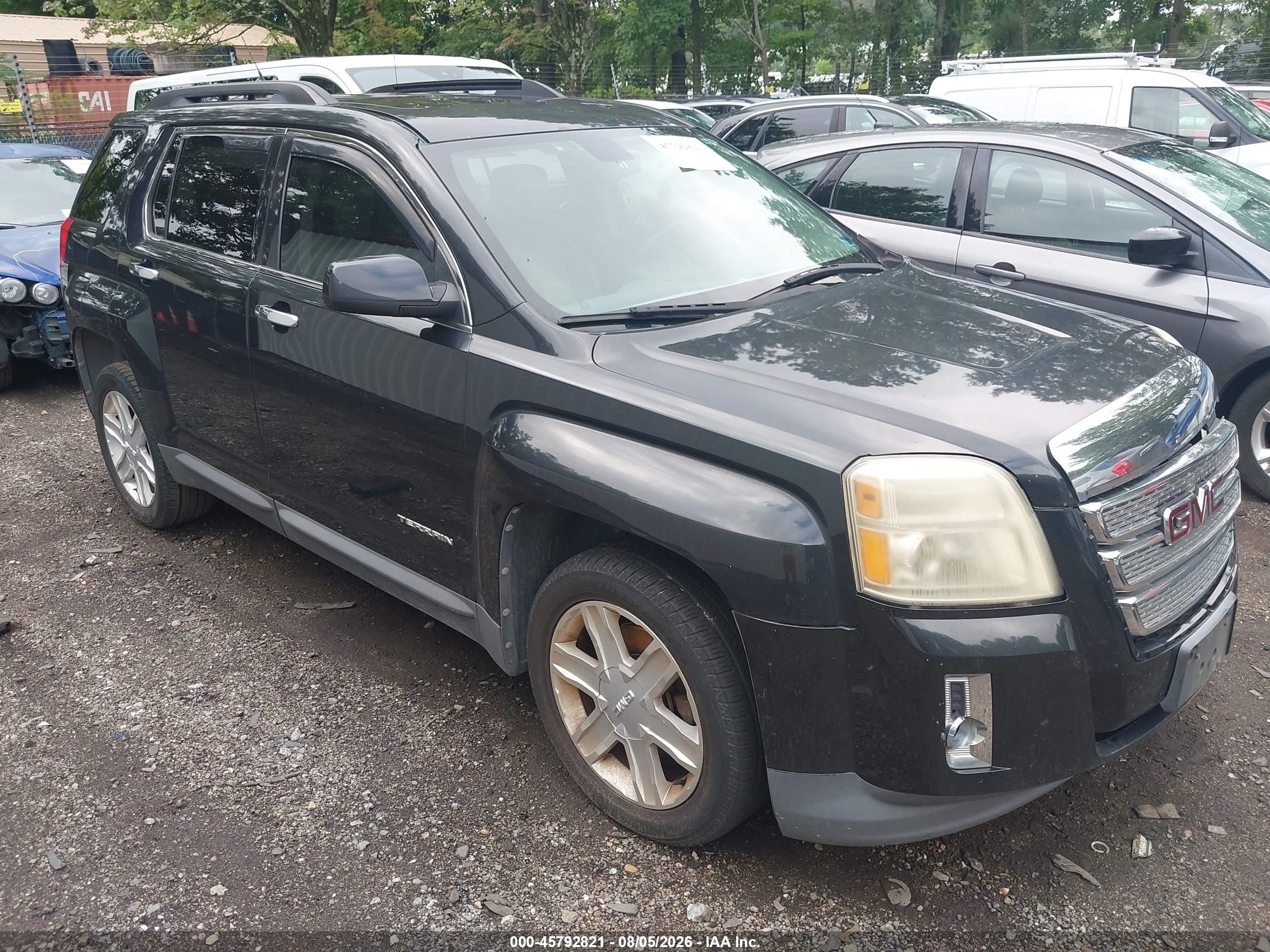 2010 Gmc Terrain Slt Black vin: 2CTFLFEY0A6368291