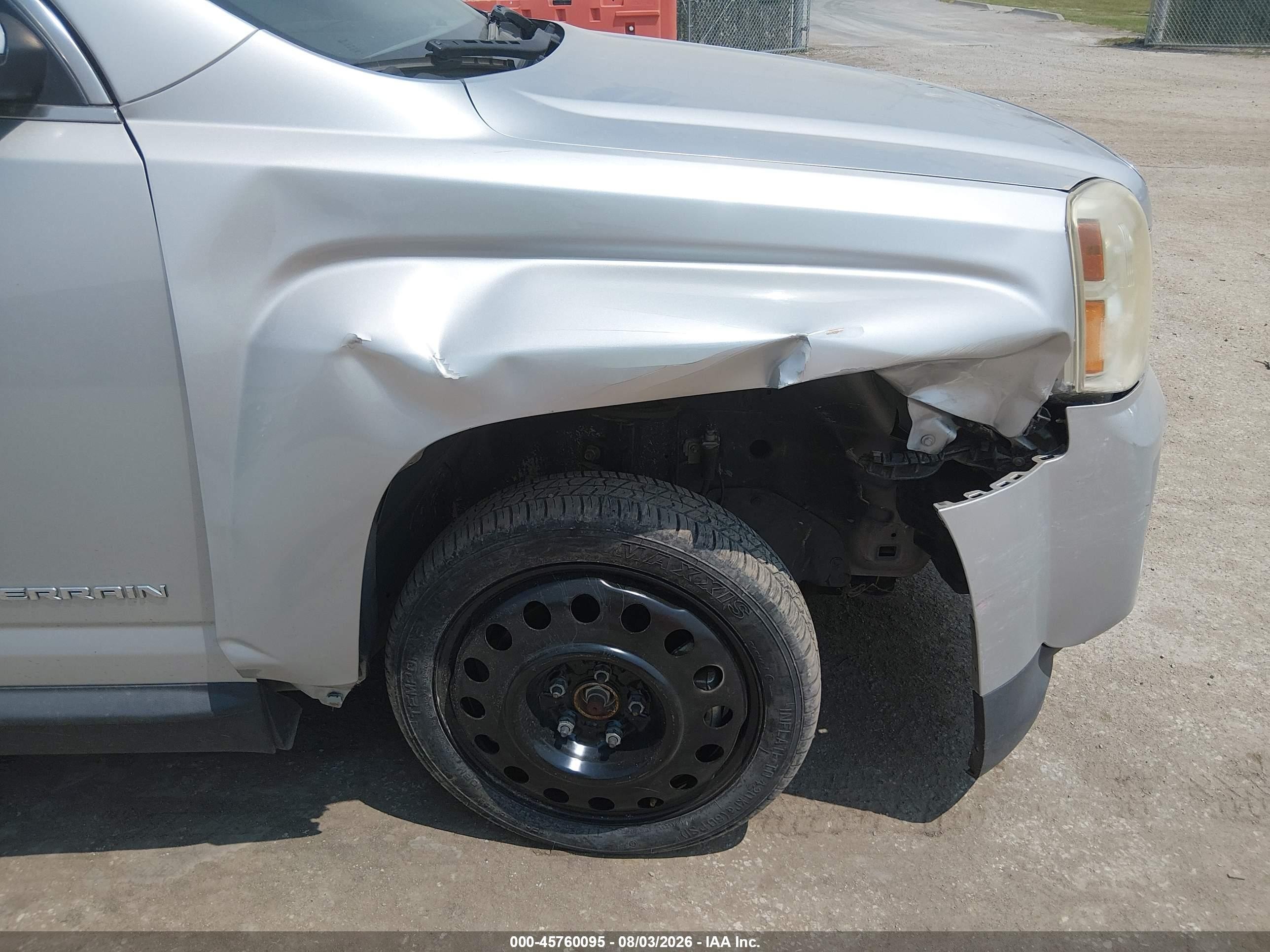 2010 Gmc Terrain Slt-1 Silver vin: 2CTFLFEY2A6325913