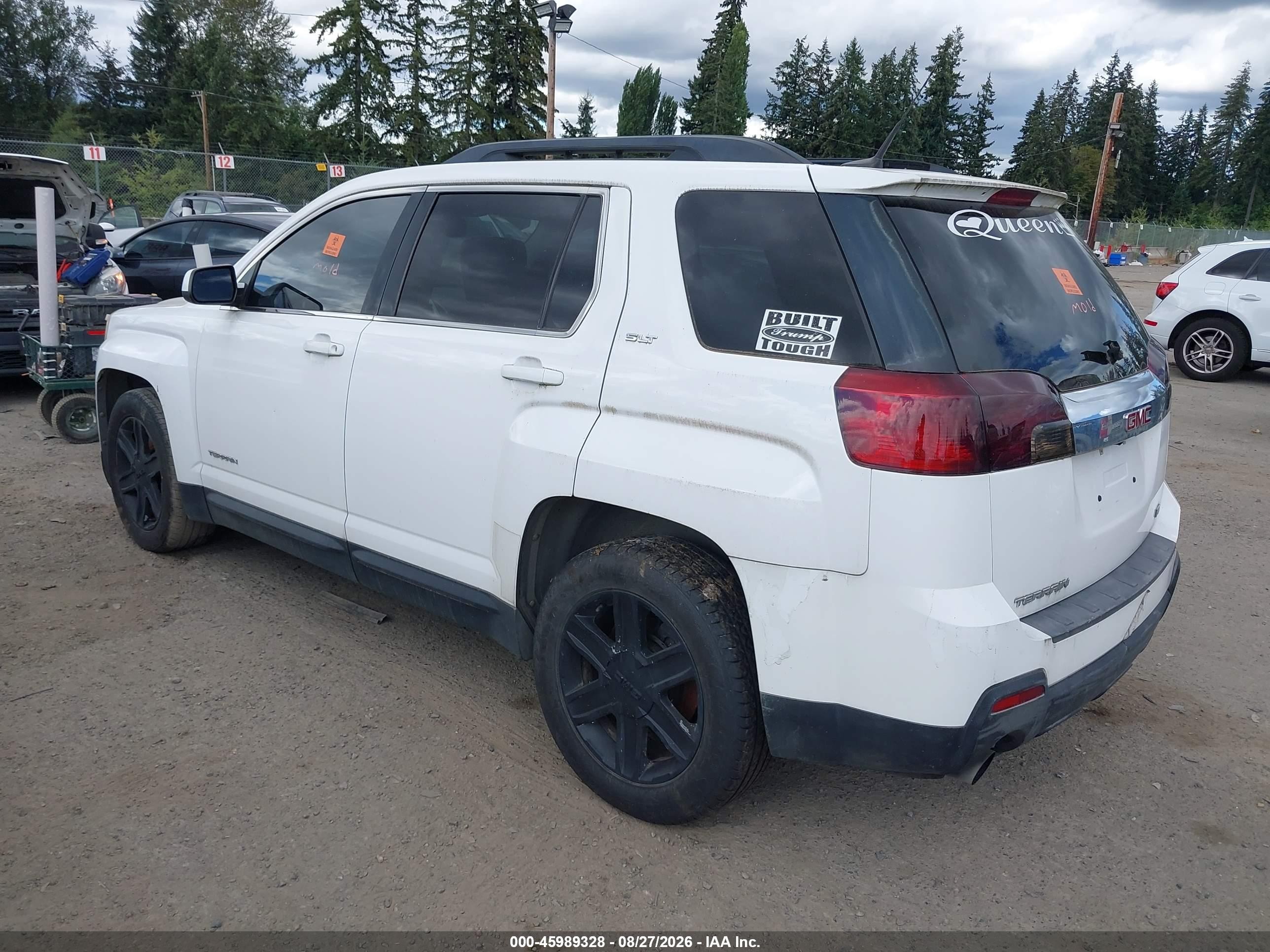 2010 Gmc Terrain Slt-1 White vin: 2CTFLFEY2A6360709