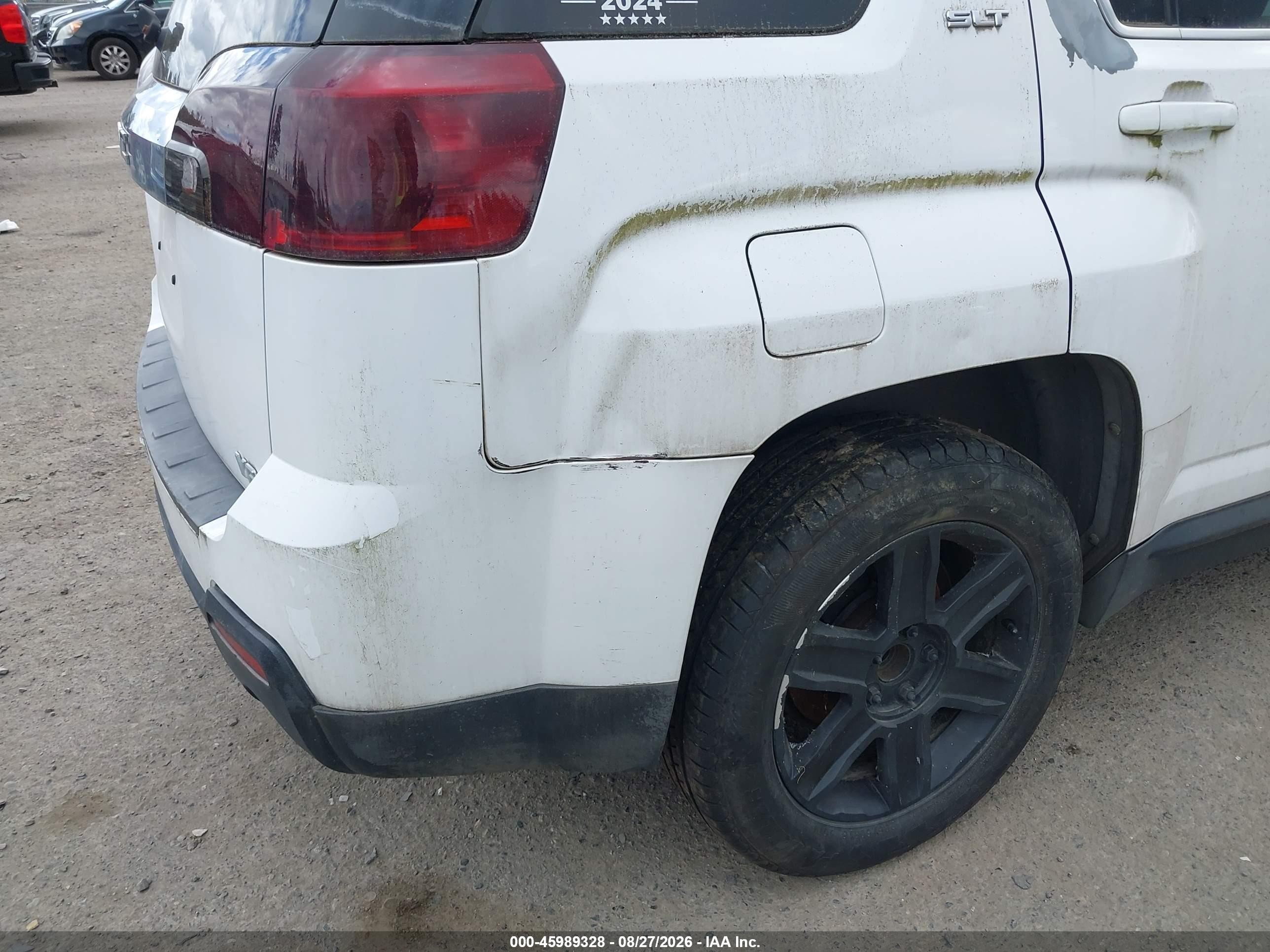 2010 Gmc Terrain Slt-1 White vin: 2CTFLFEY2A6360709