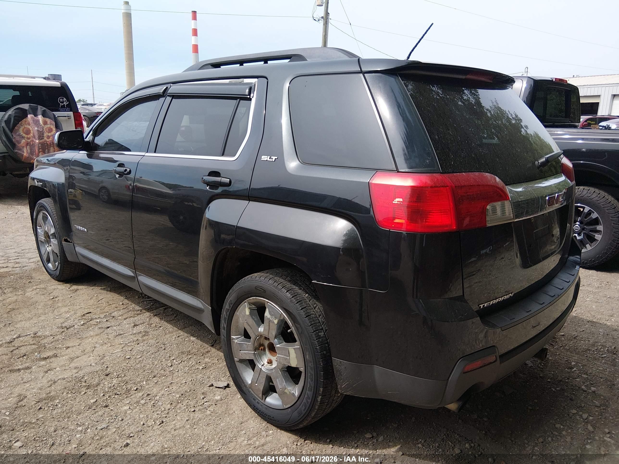 2010 Gmc Terrain Slt-1 Black vin: 2CTFLFEY4A6236117