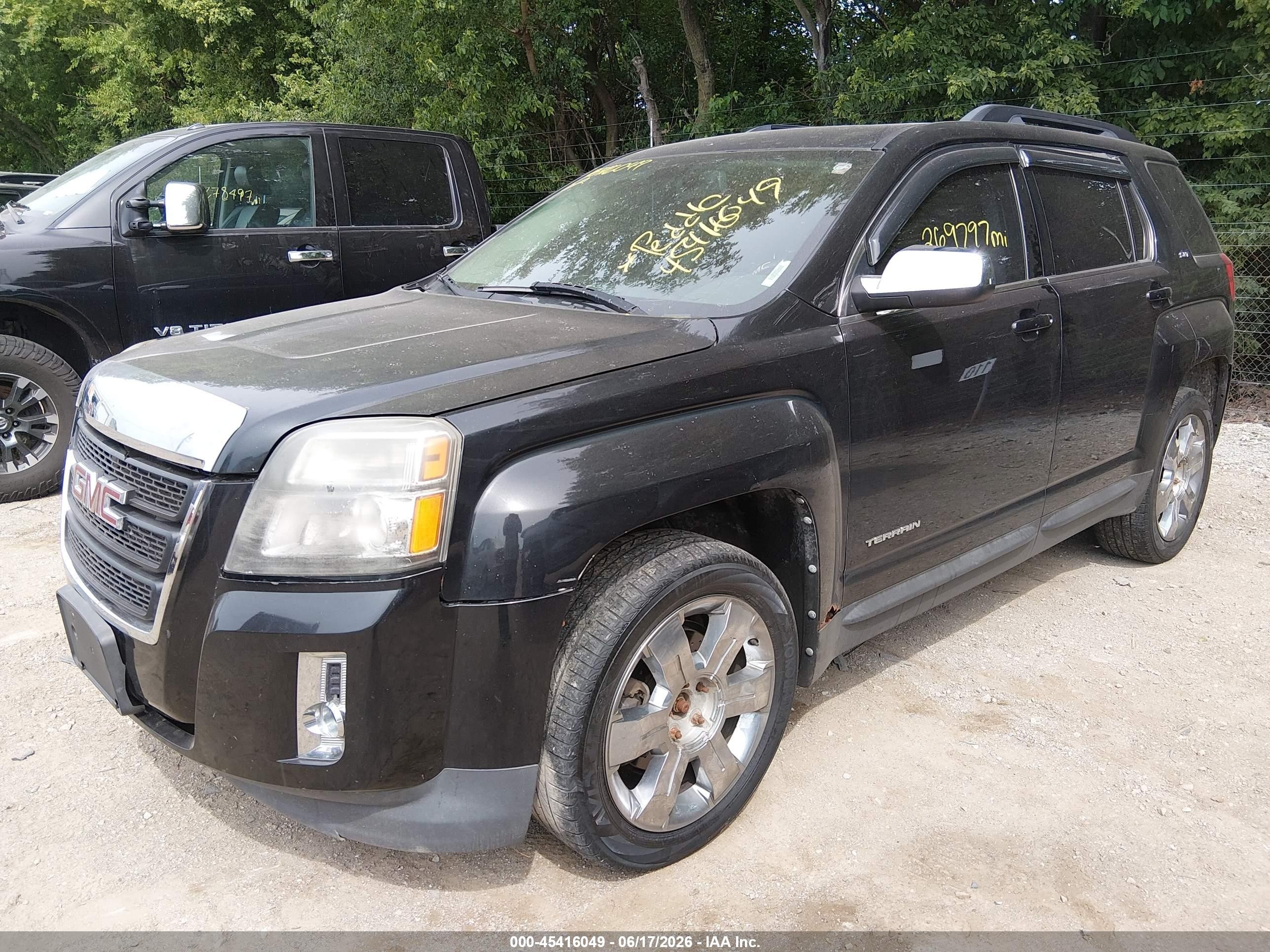 2010 Gmc Terrain Slt-1 Black vin: 2CTFLFEY4A6236117