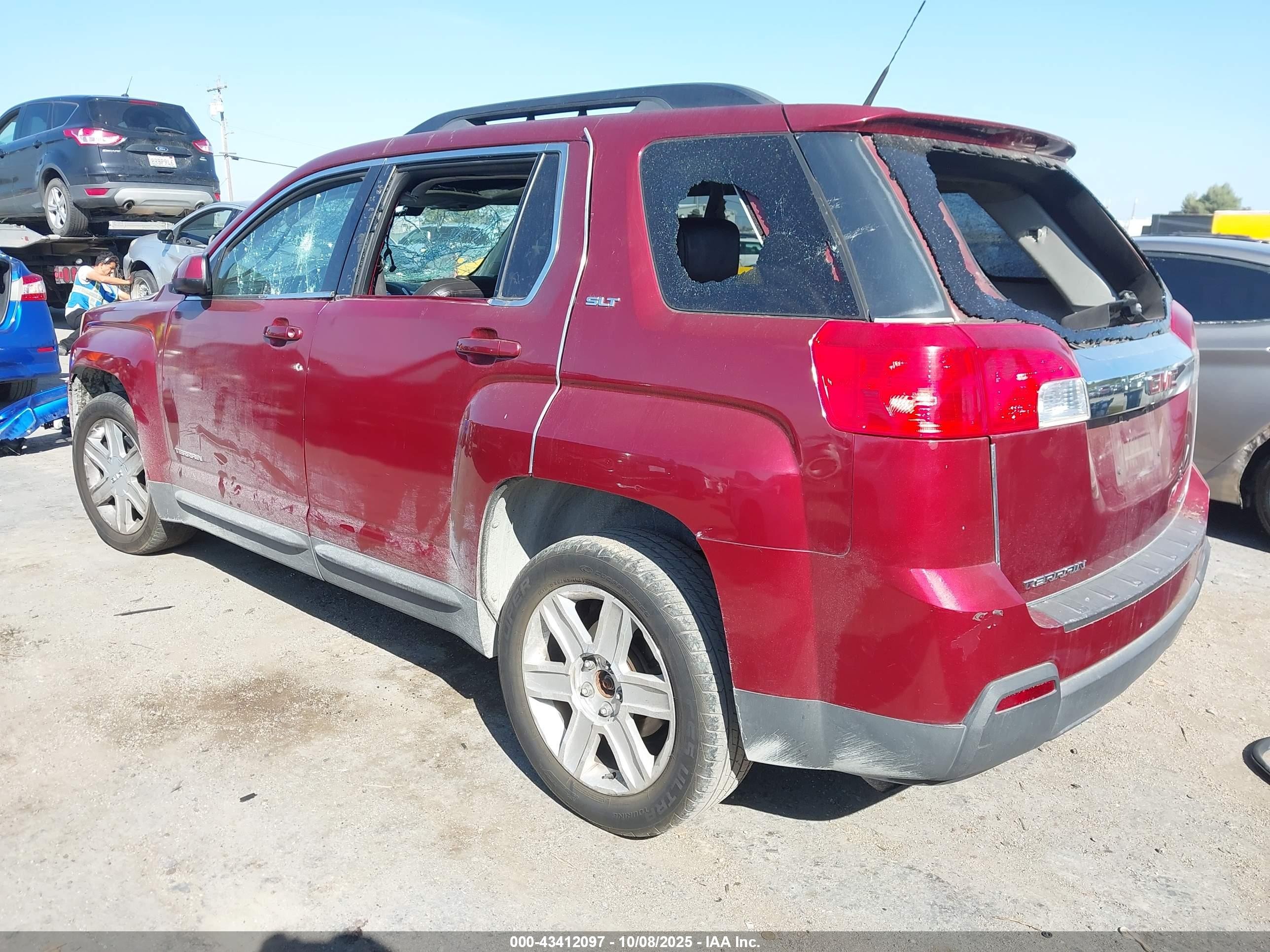2010 Gmc Terrain Slt-1 Красный vin: 2CTFLGEWXA6276402
