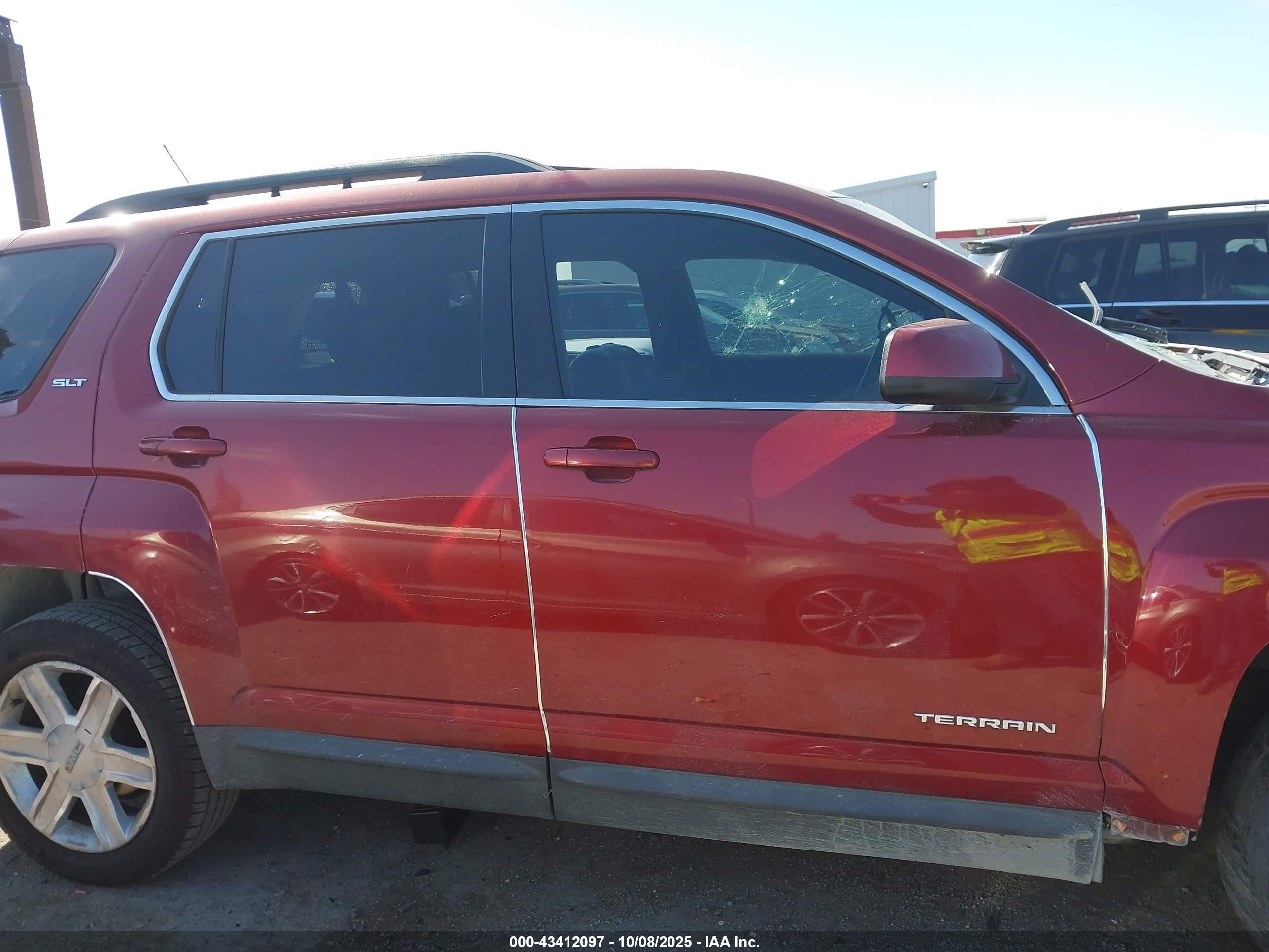 2010 Gmc Terrain Slt-1 Красный vin: 2CTFLGEWXA6276402