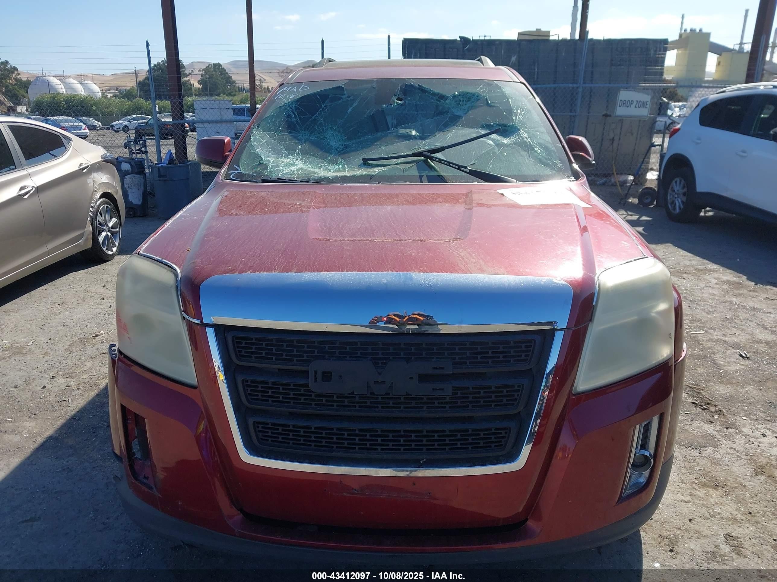 2010 Gmc Terrain Slt-1 Красный vin: 2CTFLGEWXA6276402