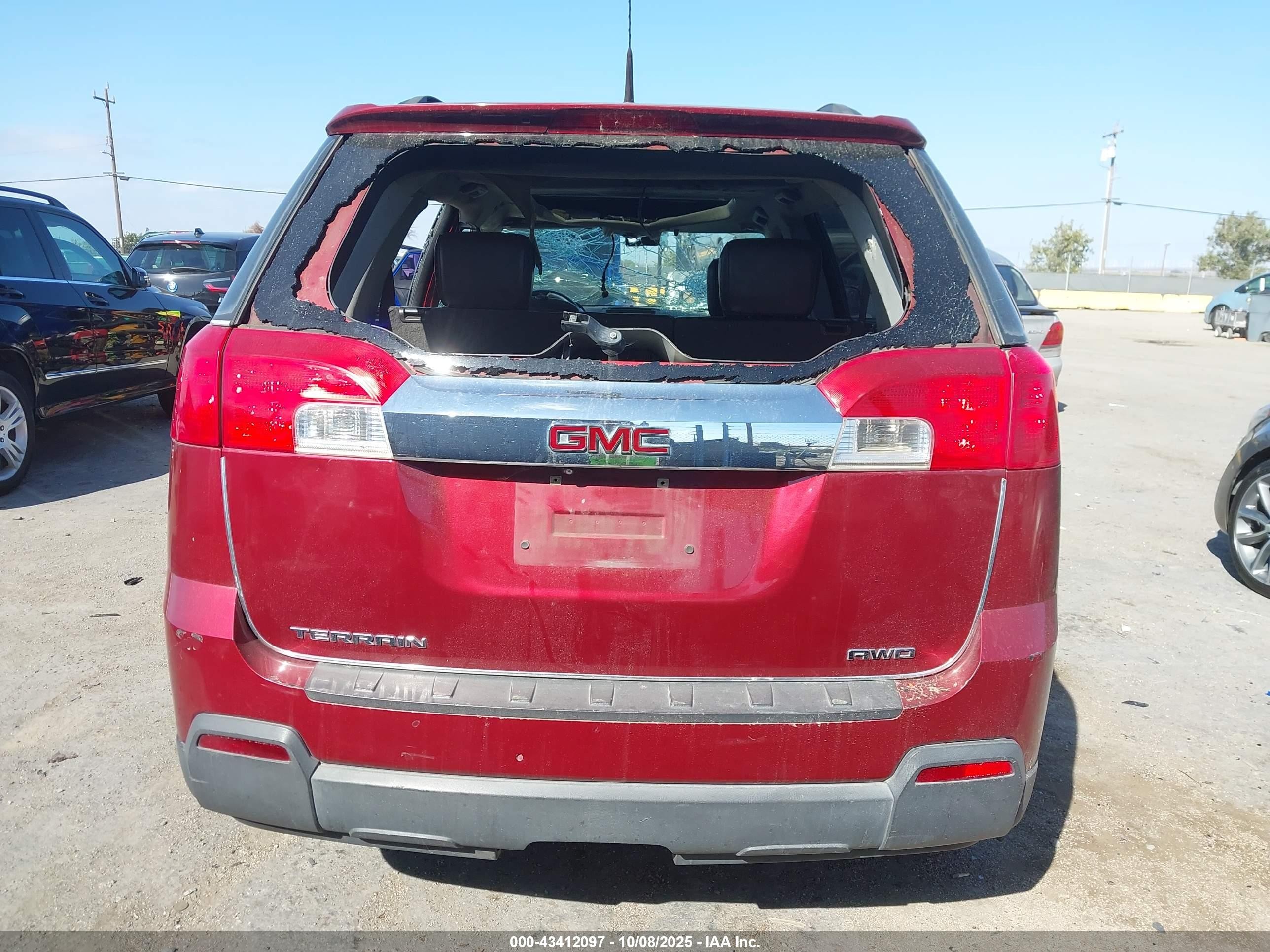 2010 Gmc Terrain Slt-1 Красный vin: 2CTFLGEWXA6276402