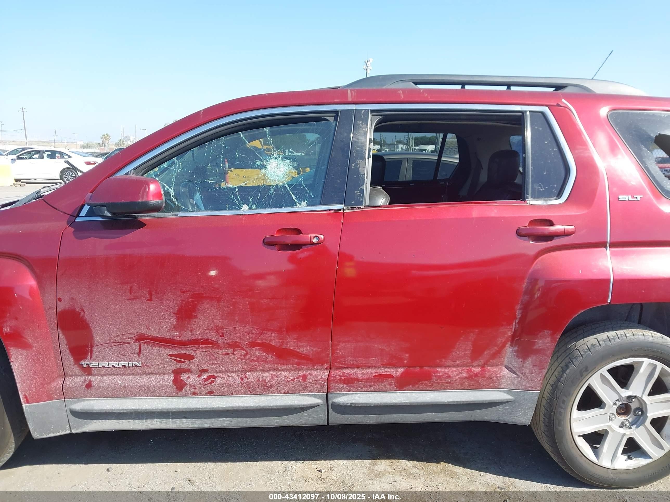 2010 Gmc Terrain Slt-1 Красный vin: 2CTFLGEWXA6276402