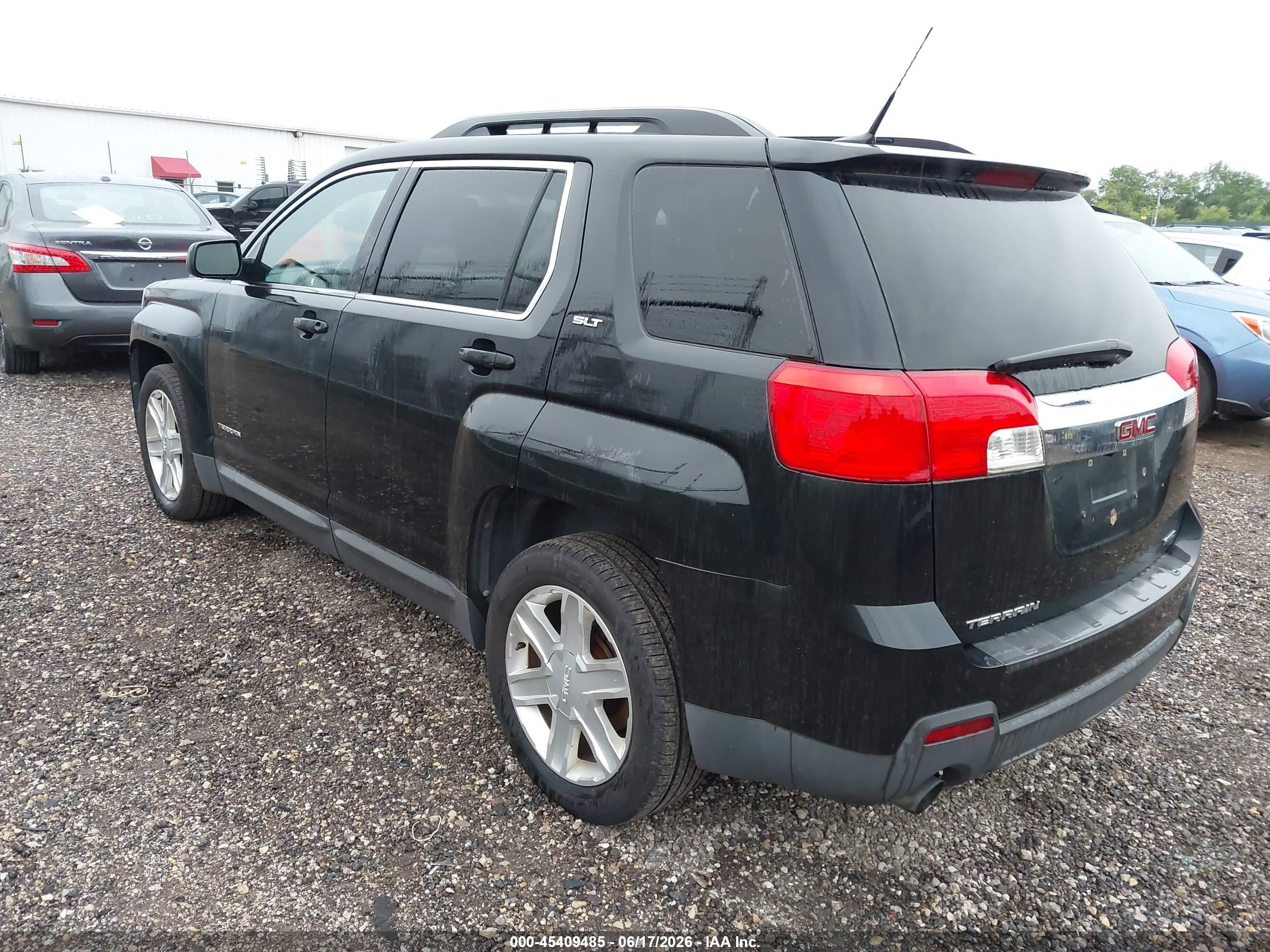 2010 Gmc Terrain Slt-1 Black vin: 2CTFLGEYXA6360558