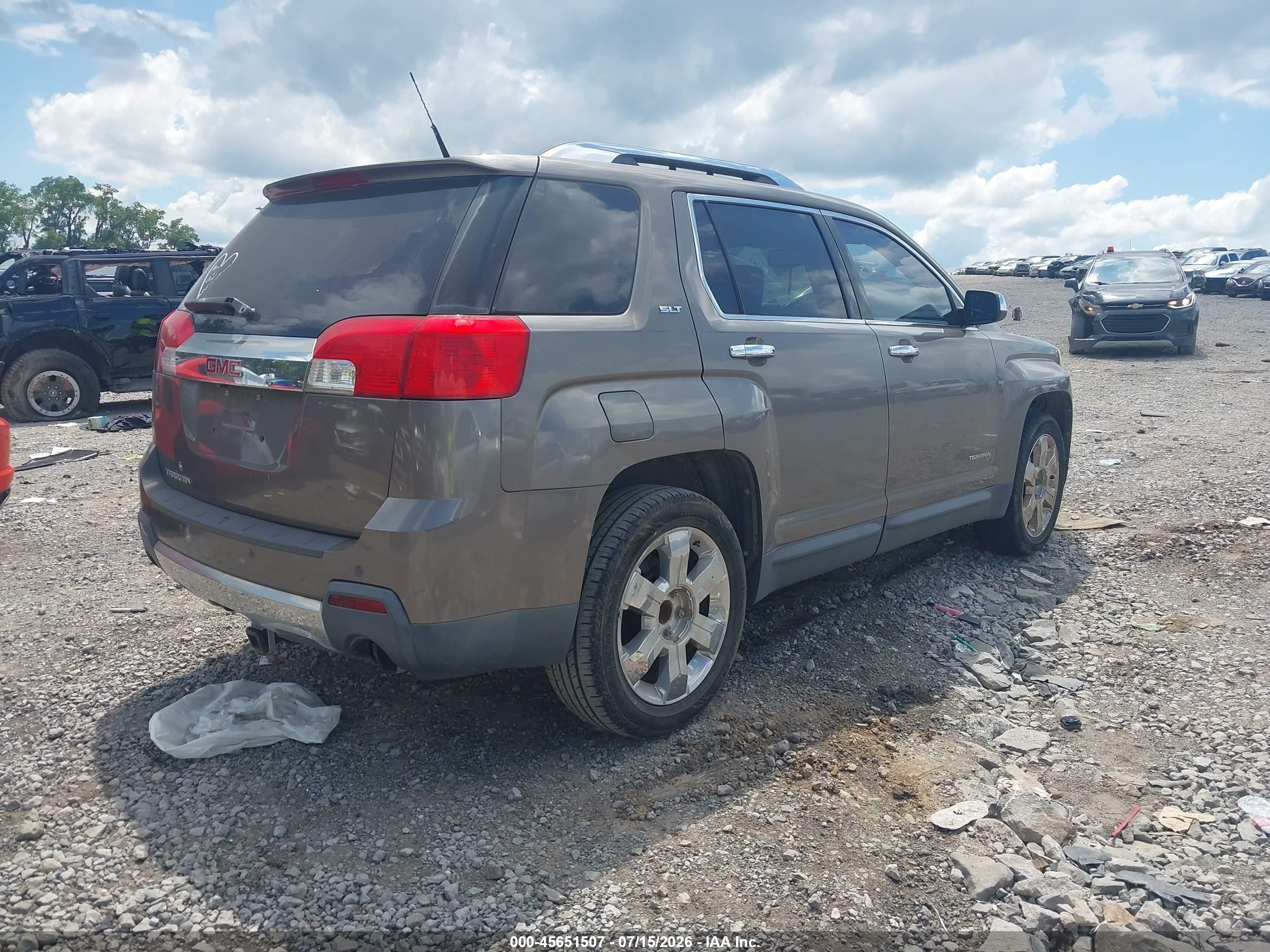 2010 Gmc Terrain Slt-2 Серый vin: 2CTFLHEY0A6333469