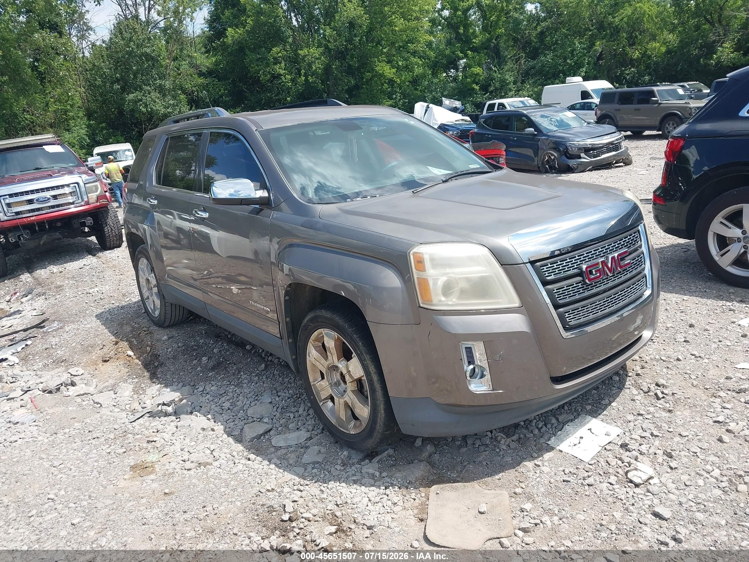 2010 Gmc Terrain Slt-2 Серый vin: 2CTFLHEY0A6333469