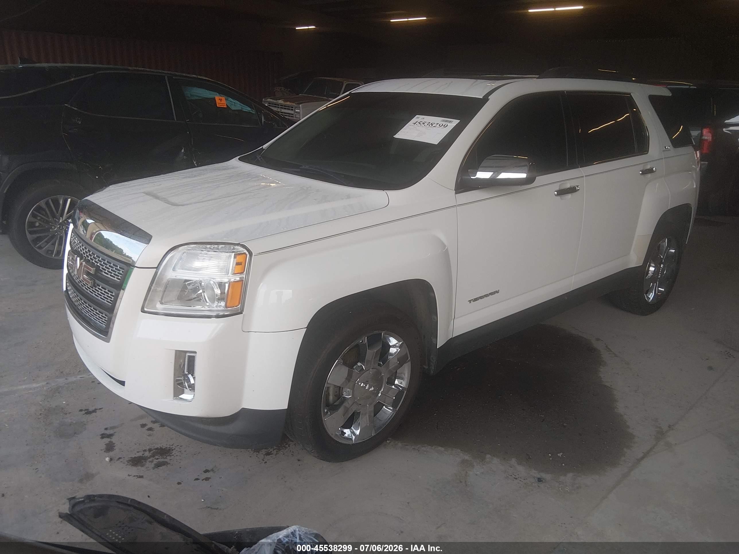 2010 Gmc Terrain Slt-2 White vin: 2CTFLHEY1A6392188