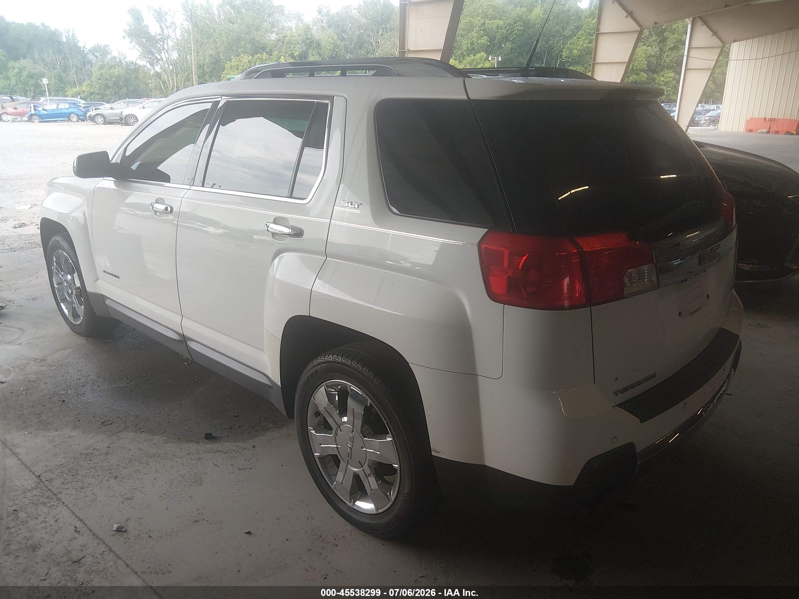 2010 Gmc Terrain Slt-2 White vin: 2CTFLHEY1A6392188