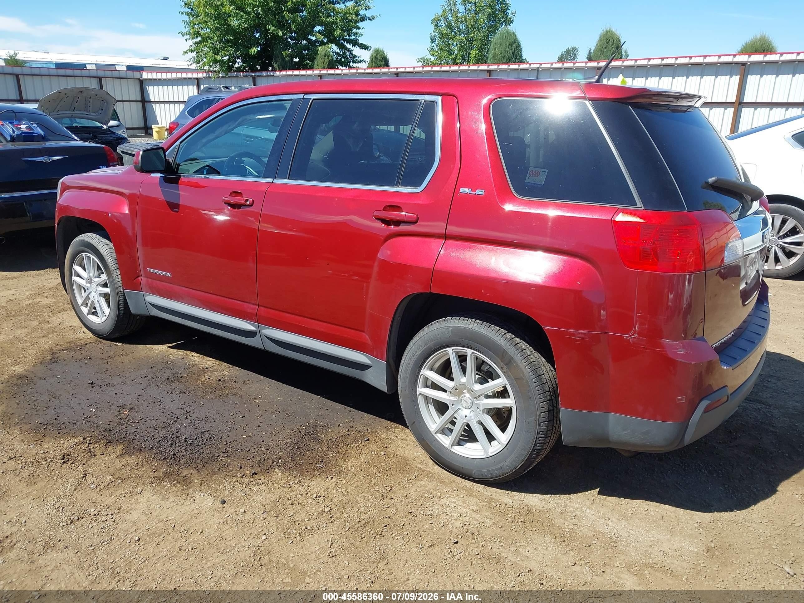 2011 Gmc Terrain Sle-1 Red vin: 2CTFLREC0B6282311