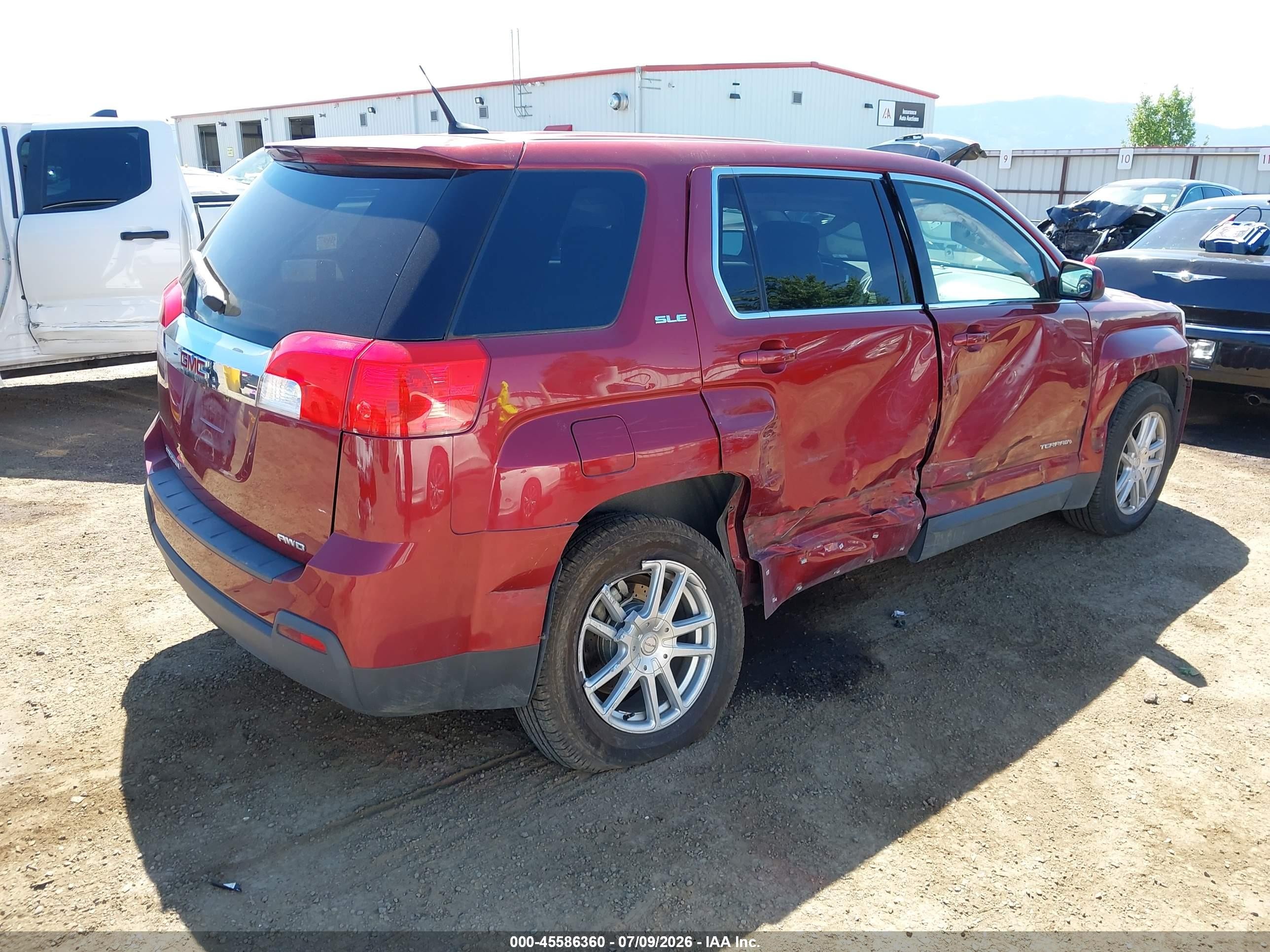 2011 Gmc Terrain Sle-1 Red vin: 2CTFLREC0B6282311