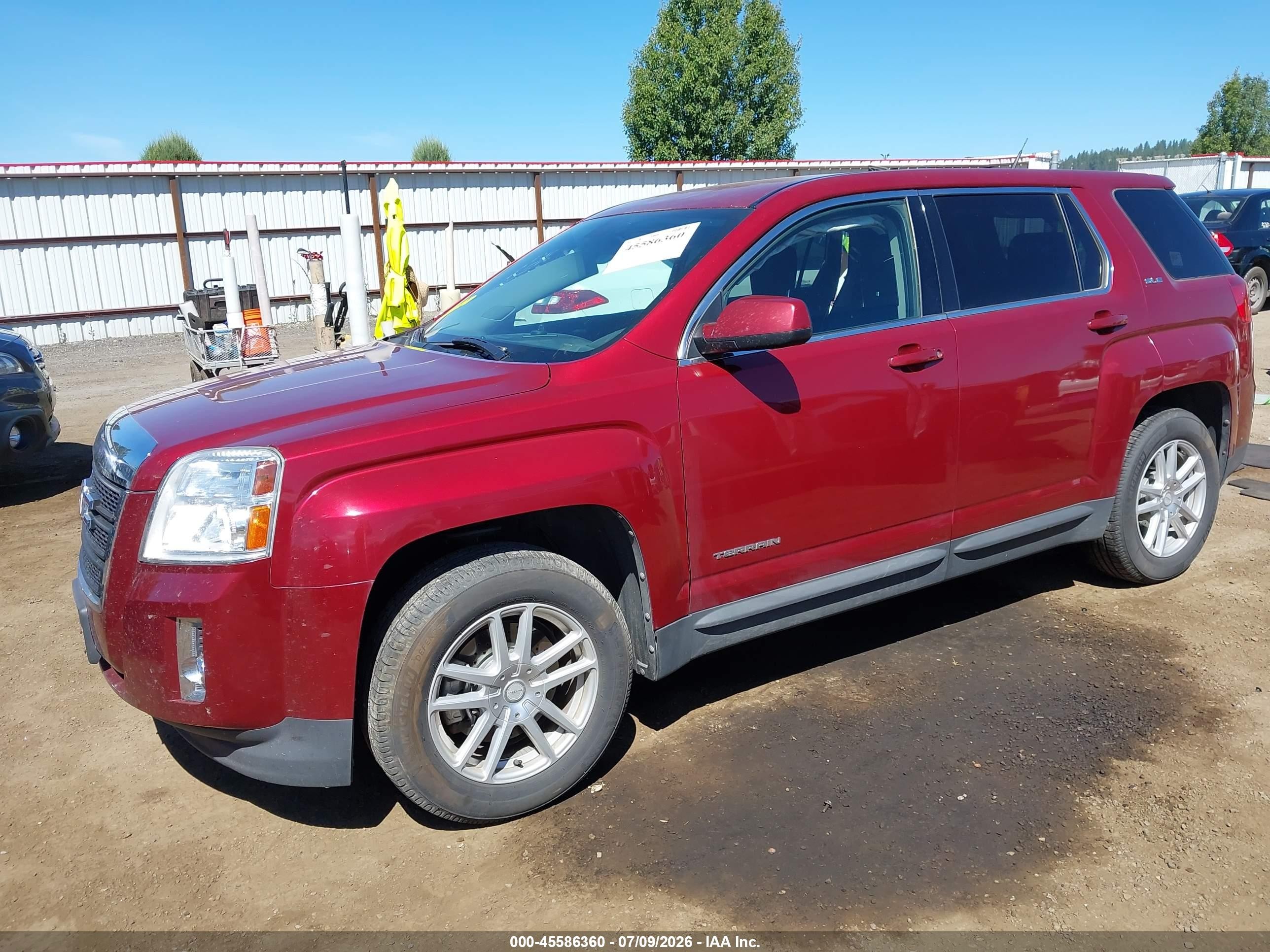 2011 Gmc Terrain Sle-1 Red vin: 2CTFLREC0B6282311