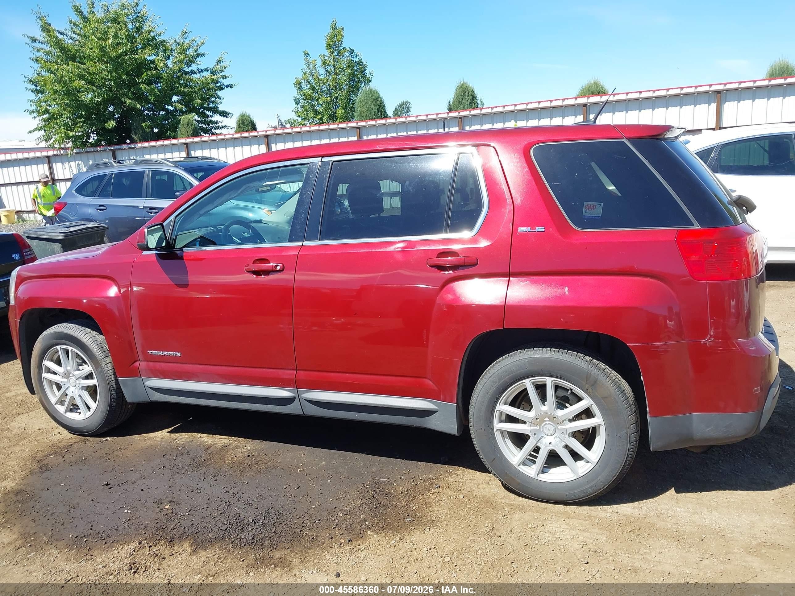 2011 Gmc Terrain Sle-1 Red vin: 2CTFLREC0B6282311