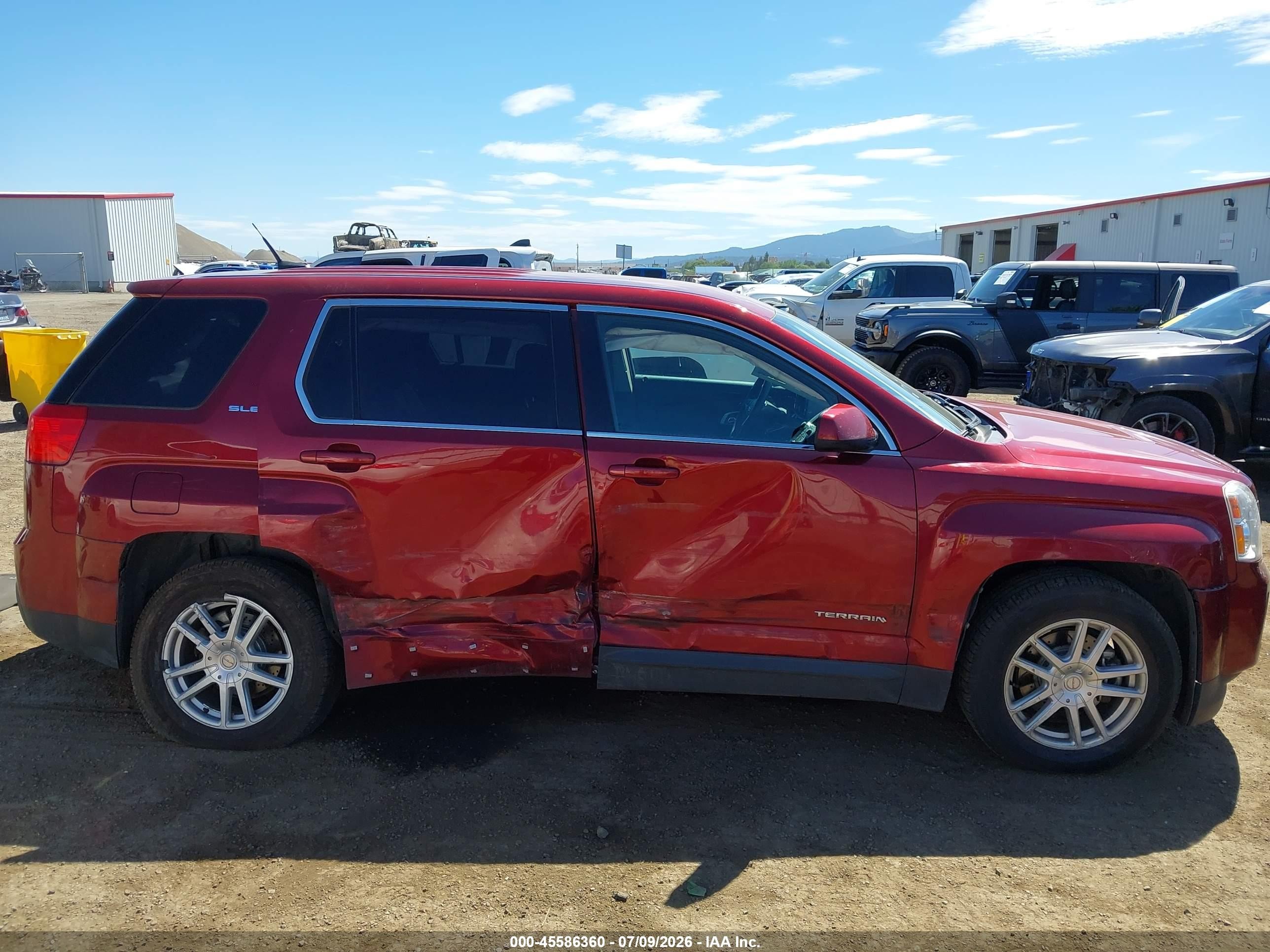 2011 Gmc Terrain Sle-1 Red vin: 2CTFLREC0B6282311