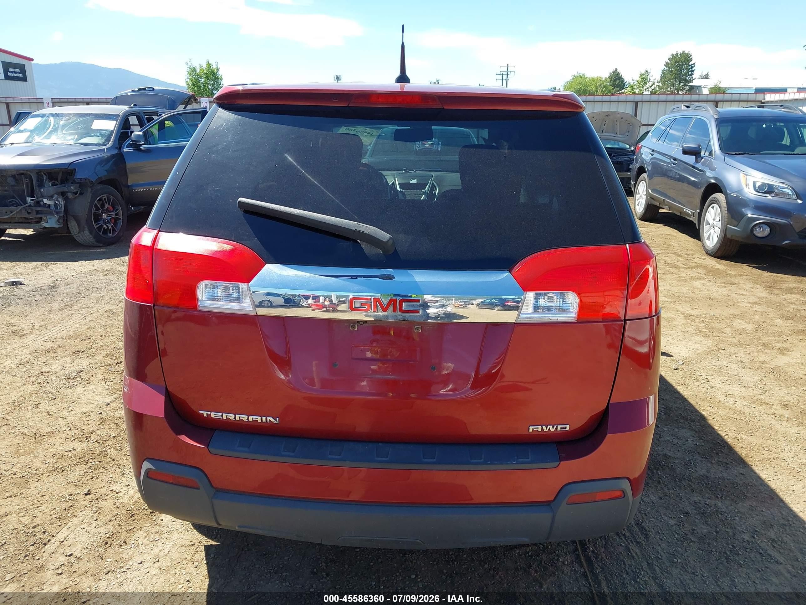 2011 Gmc Terrain Sle-1 Red vin: 2CTFLREC0B6282311