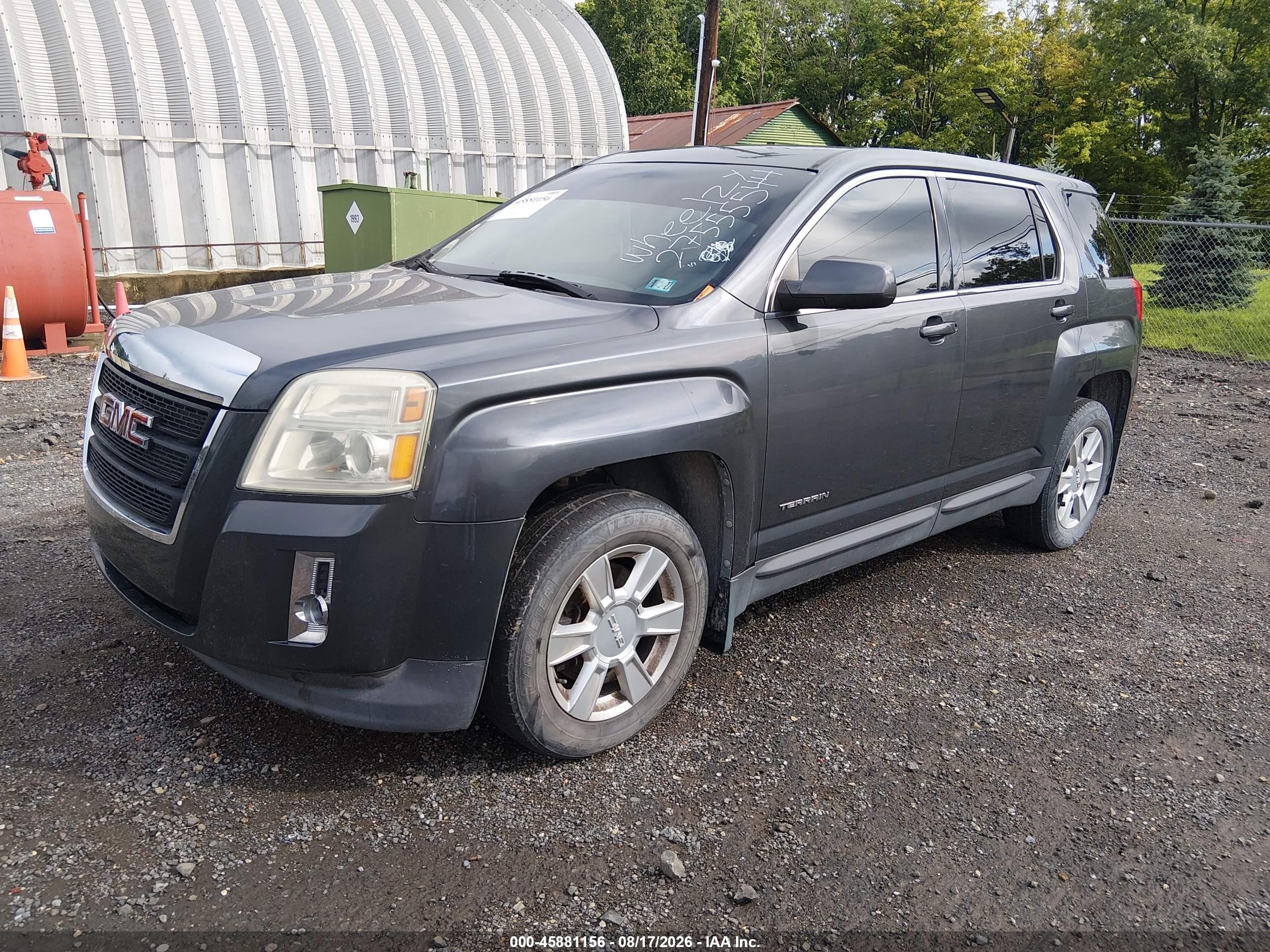 2011 Gmc Terrain Sle-1 Gray vin: 2CTFLREC0B6376737
