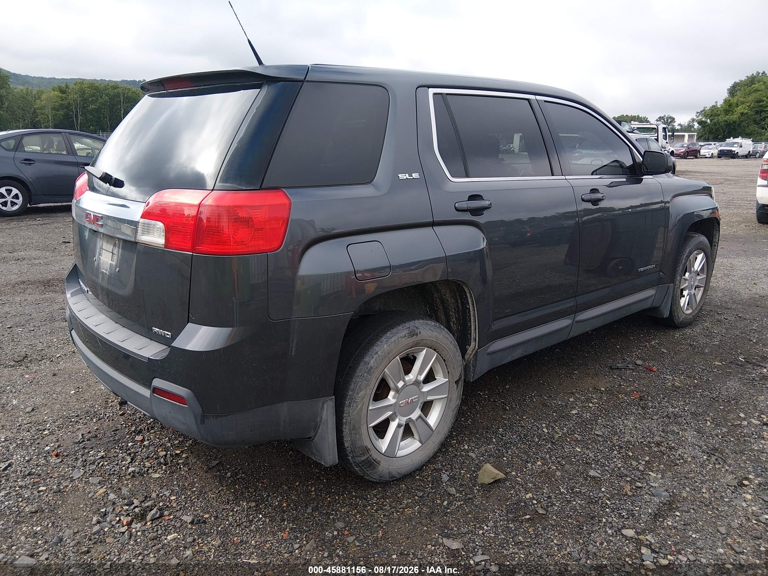 2011 Gmc Terrain Sle-1 Gray vin: 2CTFLREC0B6376737
