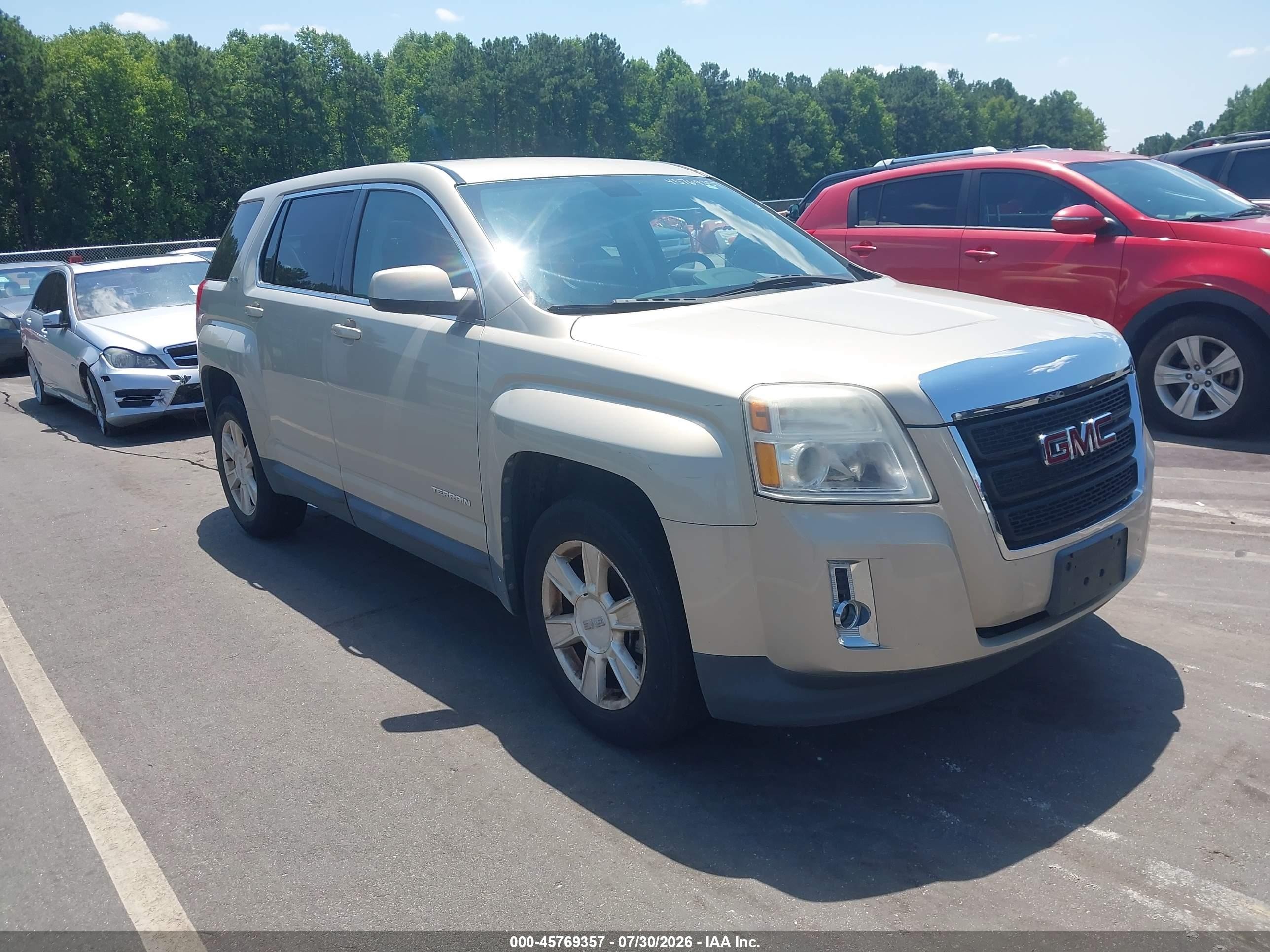 2011 Gmc Terrain Sle-1 Champagne vin: 2CTFLREC2B6357445