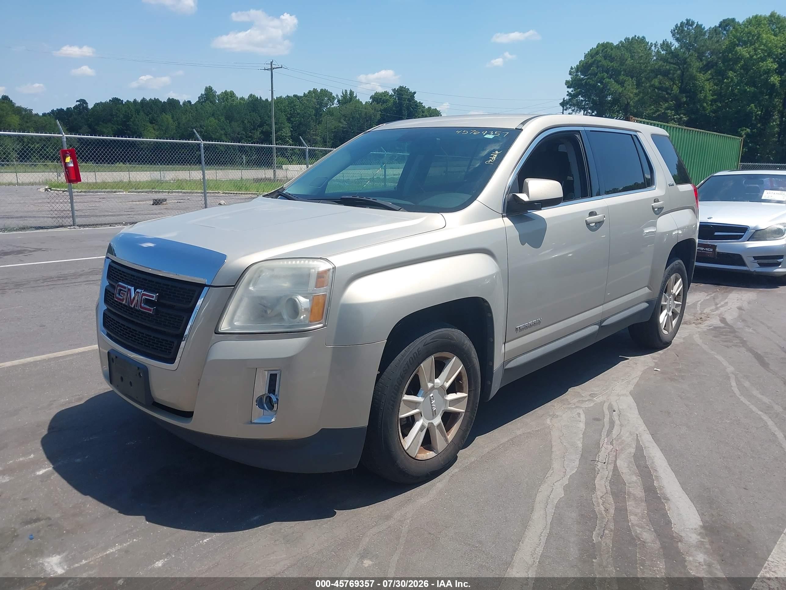 2011 Gmc Terrain Sle-1 Champagne vin: 2CTFLREC2B6357445