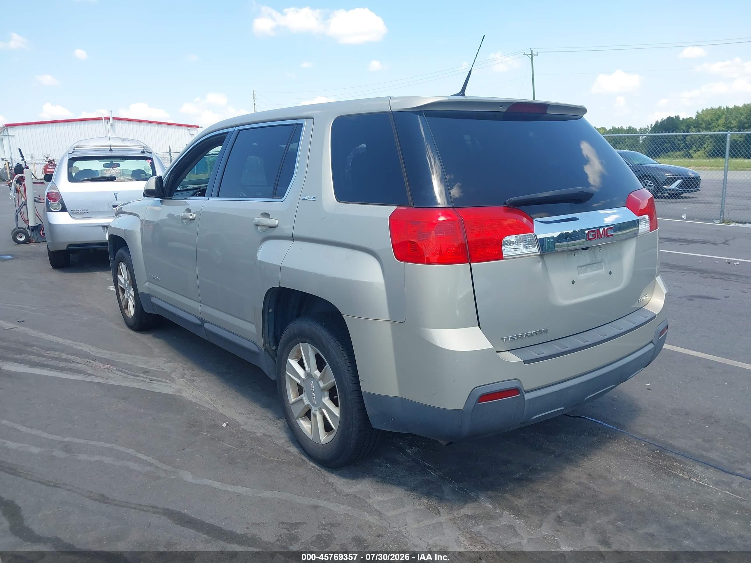 2011 Gmc Terrain Sle-1 Champagne vin: 2CTFLREC2B6357445