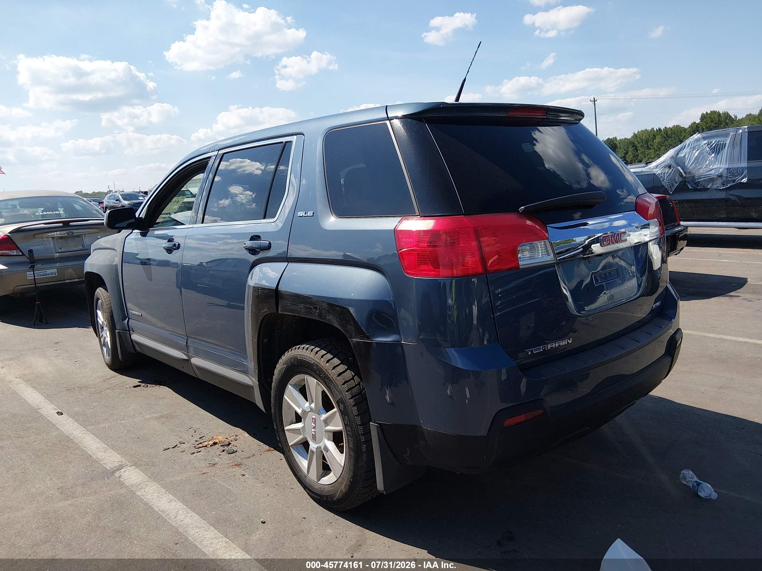 2011 Gmc Terrain Sle-1 Light Blue vin: 2CTFLREC2B6369871