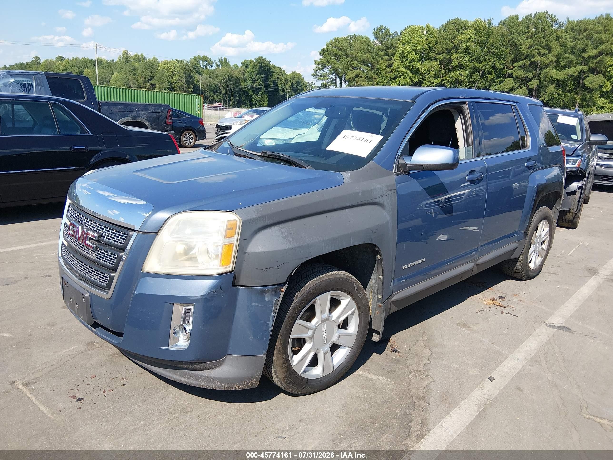 2011 Gmc Terrain Sle-1 Light Blue vin: 2CTFLREC2B6369871