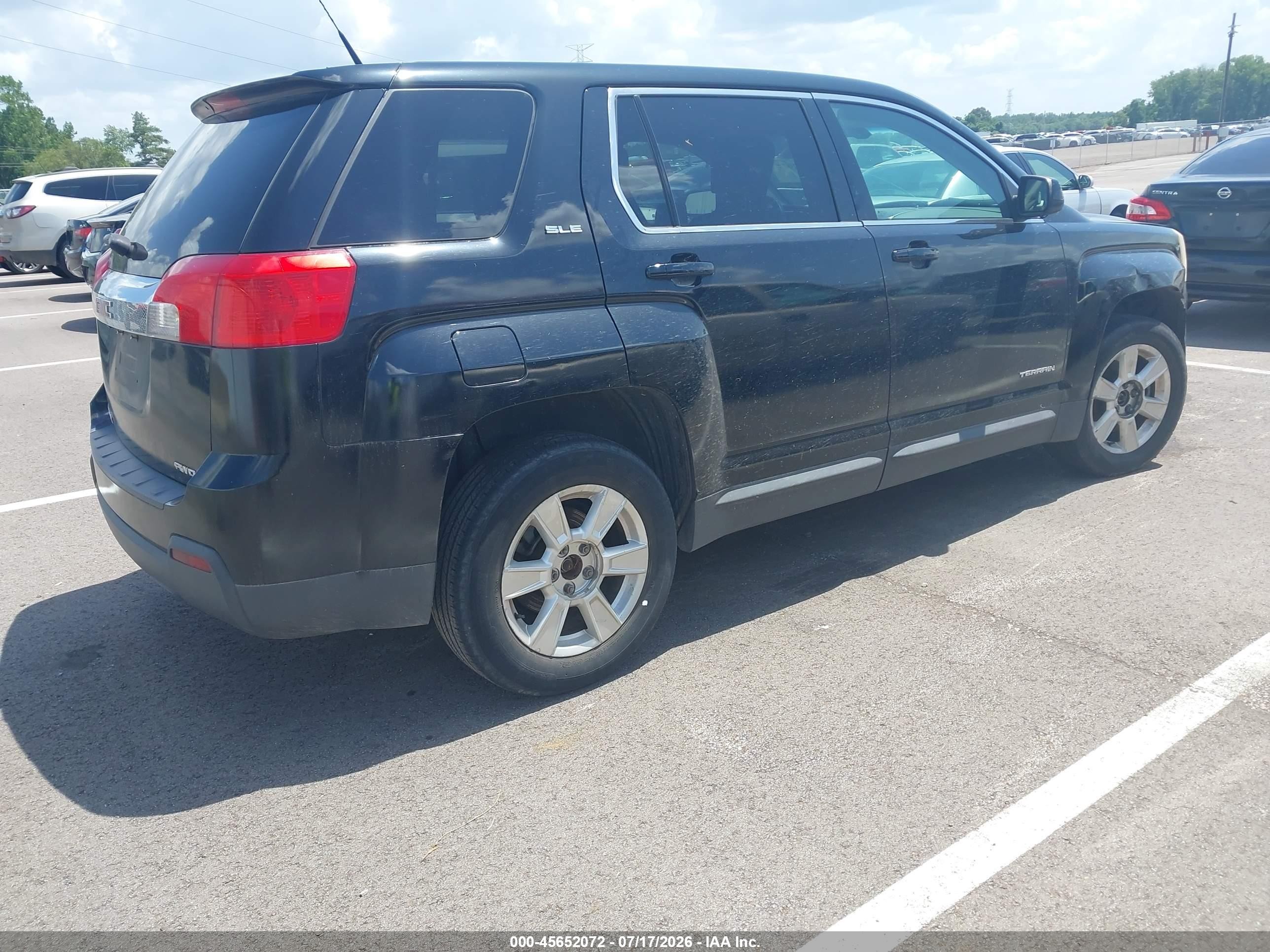 2011 Gmc Terrain Sle-1 Черный vin: 2CTFLREC2B6469582